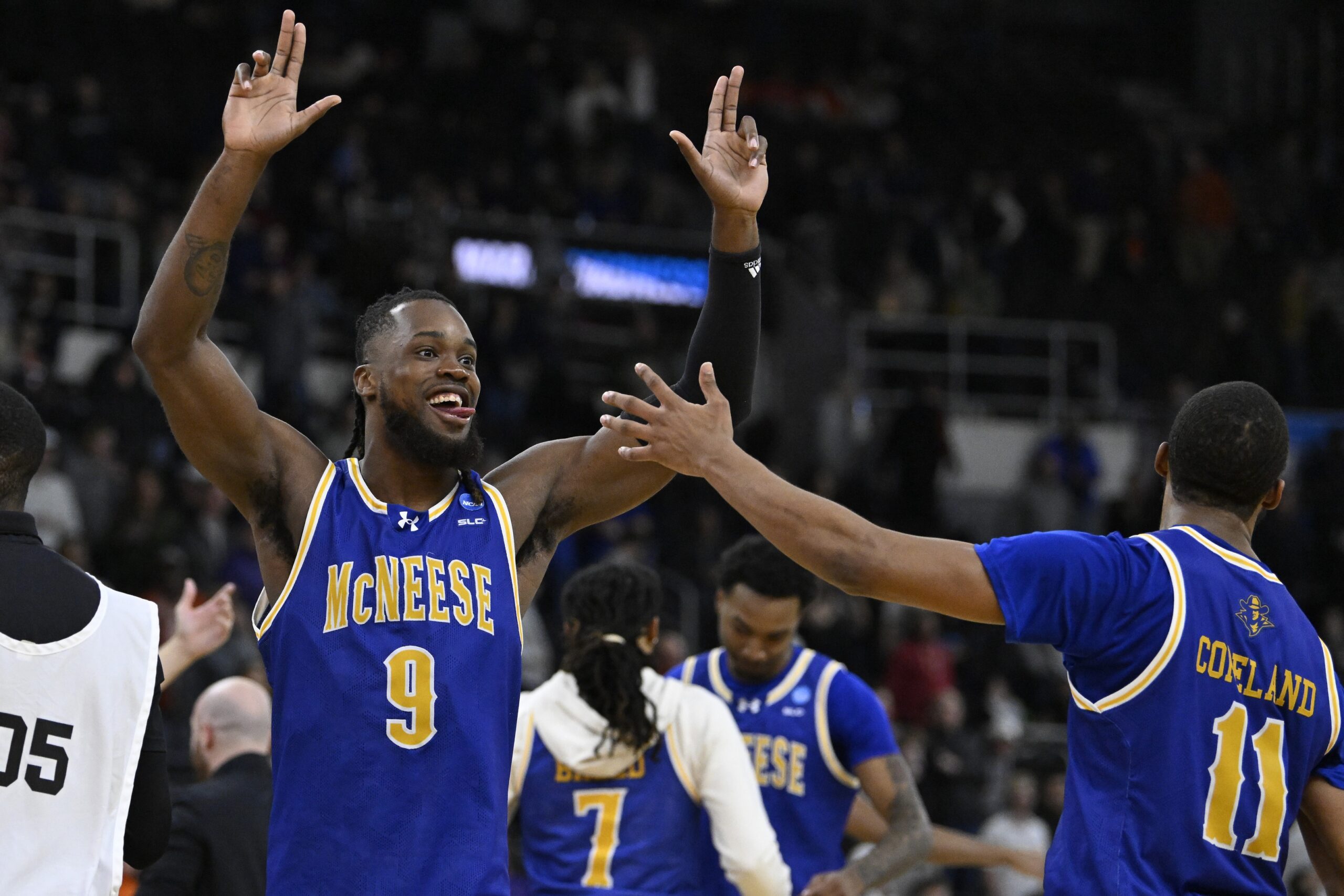 On March 22, 2025, the McNeese Cowboys (No. 12 seed) will face the Purdue Boilermakers (No. 4 seed) in the second round of the NCAA Tournament. McNeese aims to continue their Cinderella run after a stunning upset over Clemson, while Purdue looks to assert their dominance and advance to the Sweet 16. McNeese vs Purdue AI Prediction: Free CBB Betting Insights for Mar 22. Credit USA TODAY/IMAGN