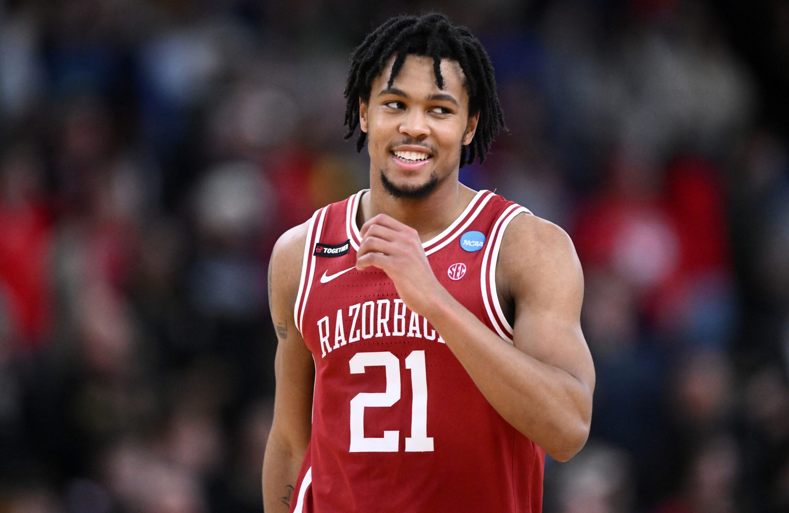 On March 27, 2025, the Arkansas Razorbacks and the Texas Tech Red Raiders will face off in the Sweet 16 of the NCAA Men’s Basketball Tournament. Texas Tech, the No. 3 seed in the West Region, enters the game as a 5.5-point favorite over the No. 10 seed Arkansas. Arkansas vs Texas Tech AI Prediction: Free CBB Betting Insights for Mar 27. Credit USA TODAY/IMAGN