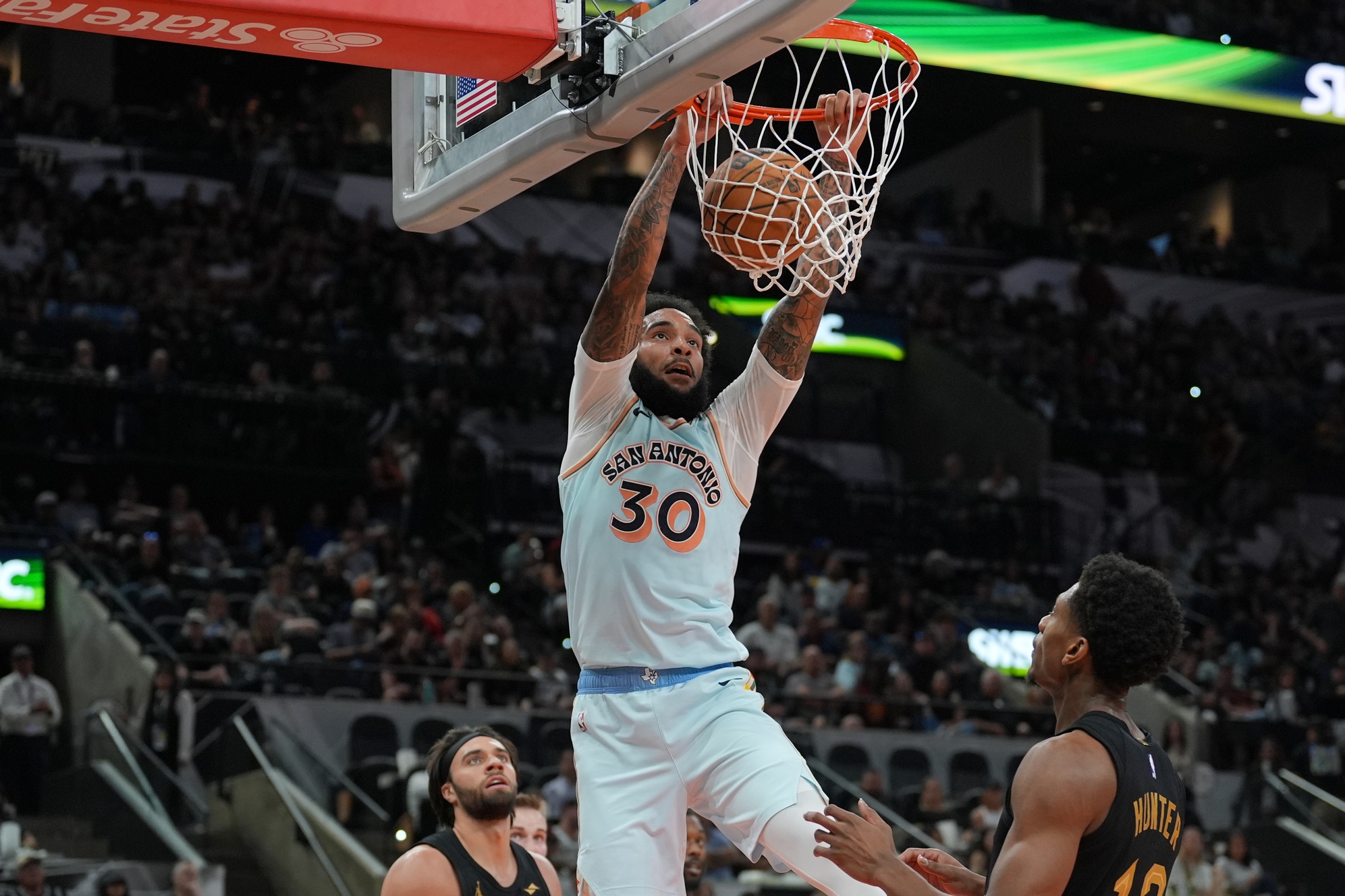 The San Antonio Spurs will visit the Portland Trail Blazers on April 6, 2025, at the Moda Center in Portland, Oregon. Both teams are striving to keep their postseason hopes alive in this late-season Western Conference matchup. San Antonio vs Portland AI Prediction: Free NBA Betting Insights for Apr 06. Credit USA TODAY/IMAGN
