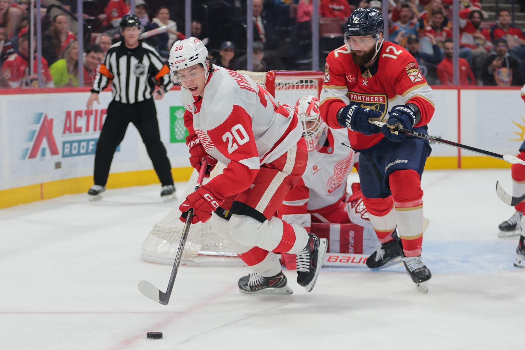 The Detroit Red Wings are set to face the Tampa Bay Lightning on April 11, 2025, at Amalie Arena in Tampa, Florida. This matchup features two Atlantic Division teams with contrasting seasons; the Lightning are vying for playoff positioning, while the Red Wings aim to finish their season on a high note. Detroit vs Tampa Bay AI Prediction: Free NHL Betting Insights for Apr 11. Credit USA TODAY/IMAGN