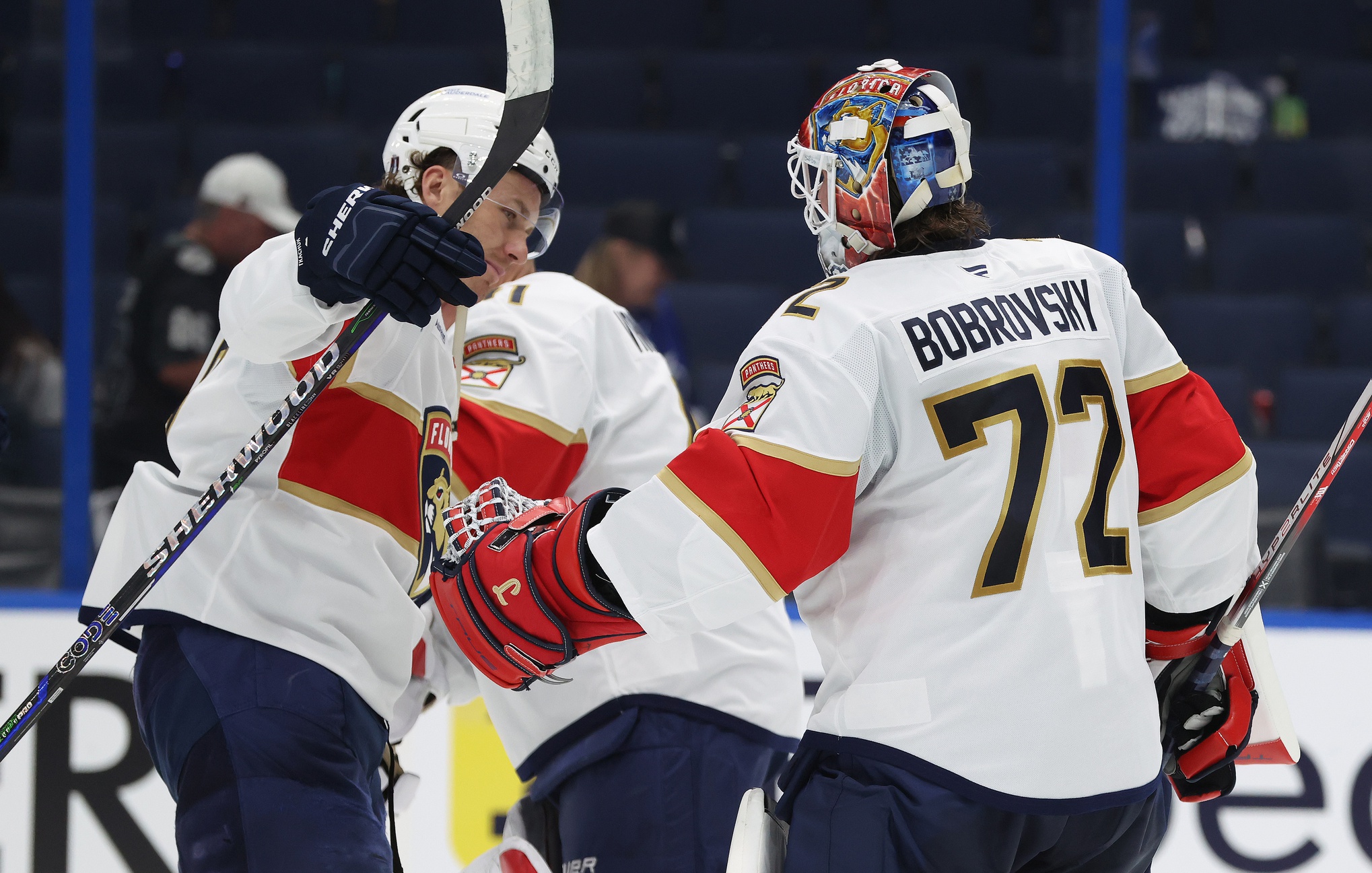 The Florida Panthers and Tampa Bay Lightning continue their first-round Stanley Cup Playoff series on April 24, 2025, at Amalie Arena in Tampa, Florida. The Panthers lead the series 1-0 after a commanding 6-2 victory in Game 1, aiming to extend their advantage on the road. Florida vs Tampa Bay AI Prediction: Free NHL Betting Insights for Apr 24. Credit USA TODAY/IMAGN