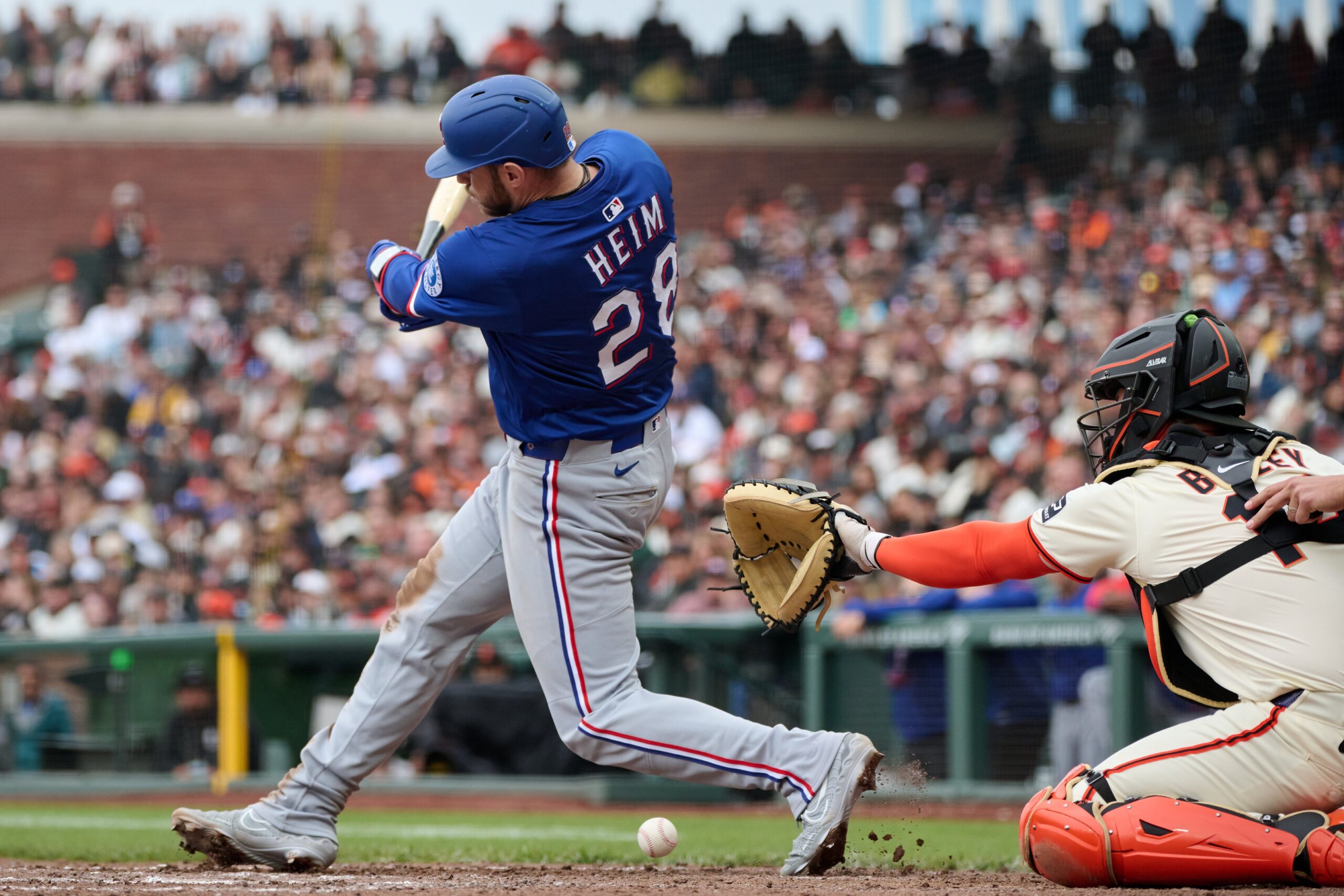 The Oakland Athletics (10–13) face the Texas Rangers (14–9) on Monday, April 28, 2025, at Globe Life Field in Arlington, Texas. Both teams aim to gain momentum in the AL West, with the Athletics seeking to improve their road performance and the Rangers looking to capitalize on home-field advantage. Athletics vs Texas AI Prediction: Free MLB Betting Insights for Apr 28. Credit USA TODAY/IMAGN