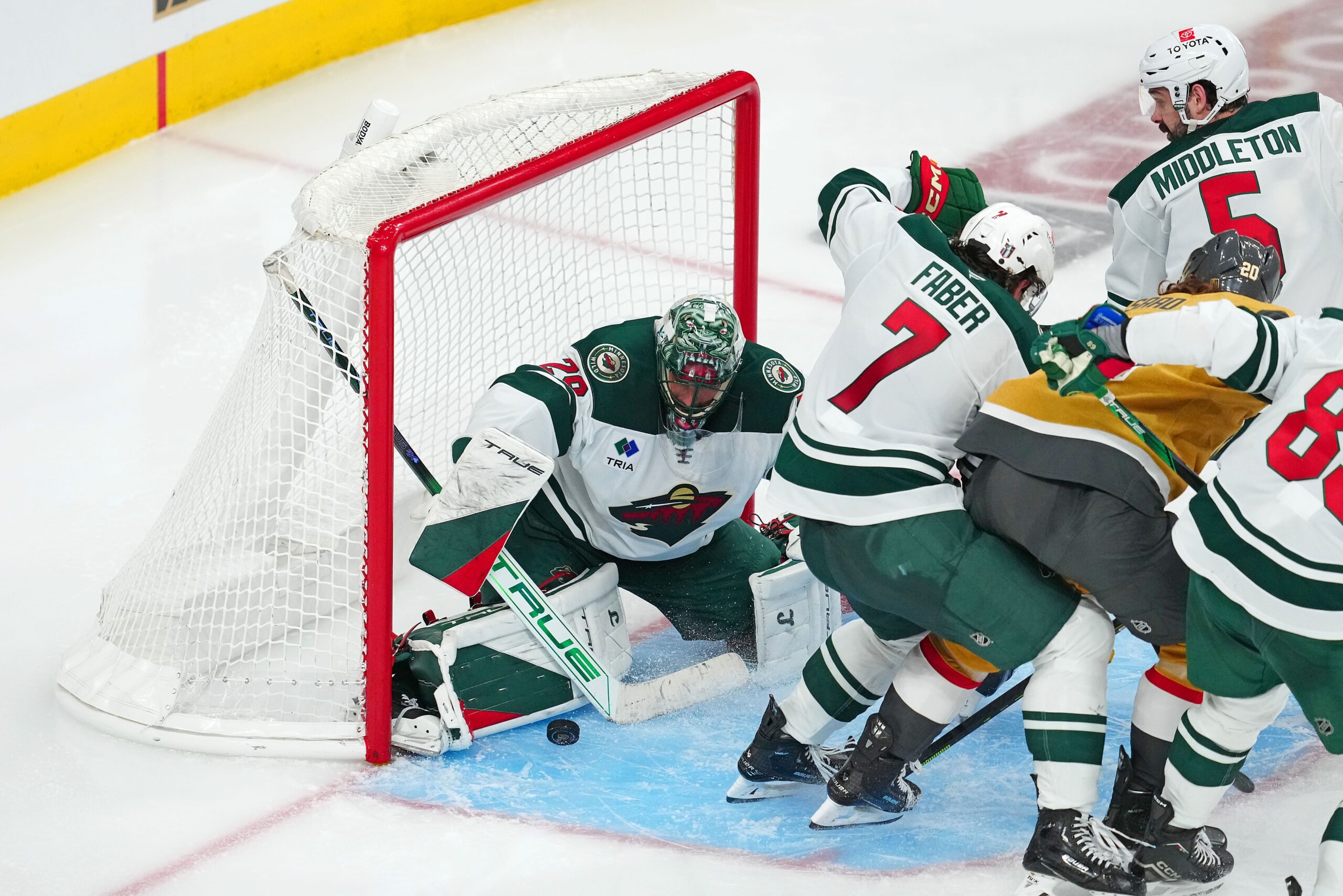 The Vegas Golden Knights and Minnesota Wild face off in Game 6 of their first-round playoff series on May 1, 2025, at Xcel Energy Center in St. Paul. Vegas leads the series 3–2 and aims to close it out on the road, while Minnesota looks to force a decisive Game 7. Vegas vs Minnesota AI Prediction: Free NHL Betting Insights for May 01. Credit USA TODAY/IMAGN