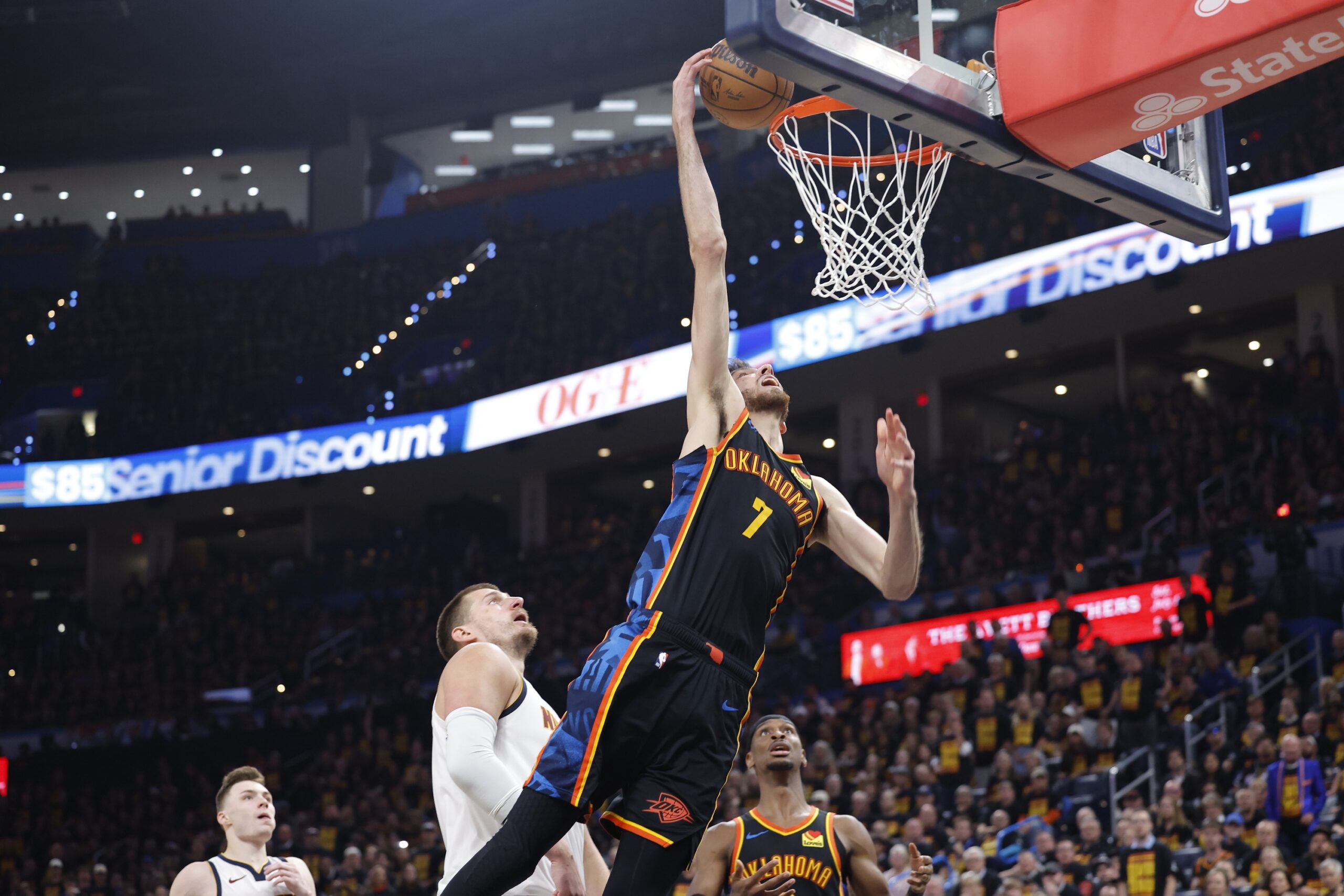 The Oklahoma City Thunder host the Denver Nuggets on Wednesday, May 7, 2025, in Game 2 of their Western Conference Semifinals series. The Thunder lead the series 1–0 after a commanding Game 1 victory. Denver vs Oklahoma City AI Prediction: Free NBA Betting Insights for May 07. Credit USA TODAY/IMAGN