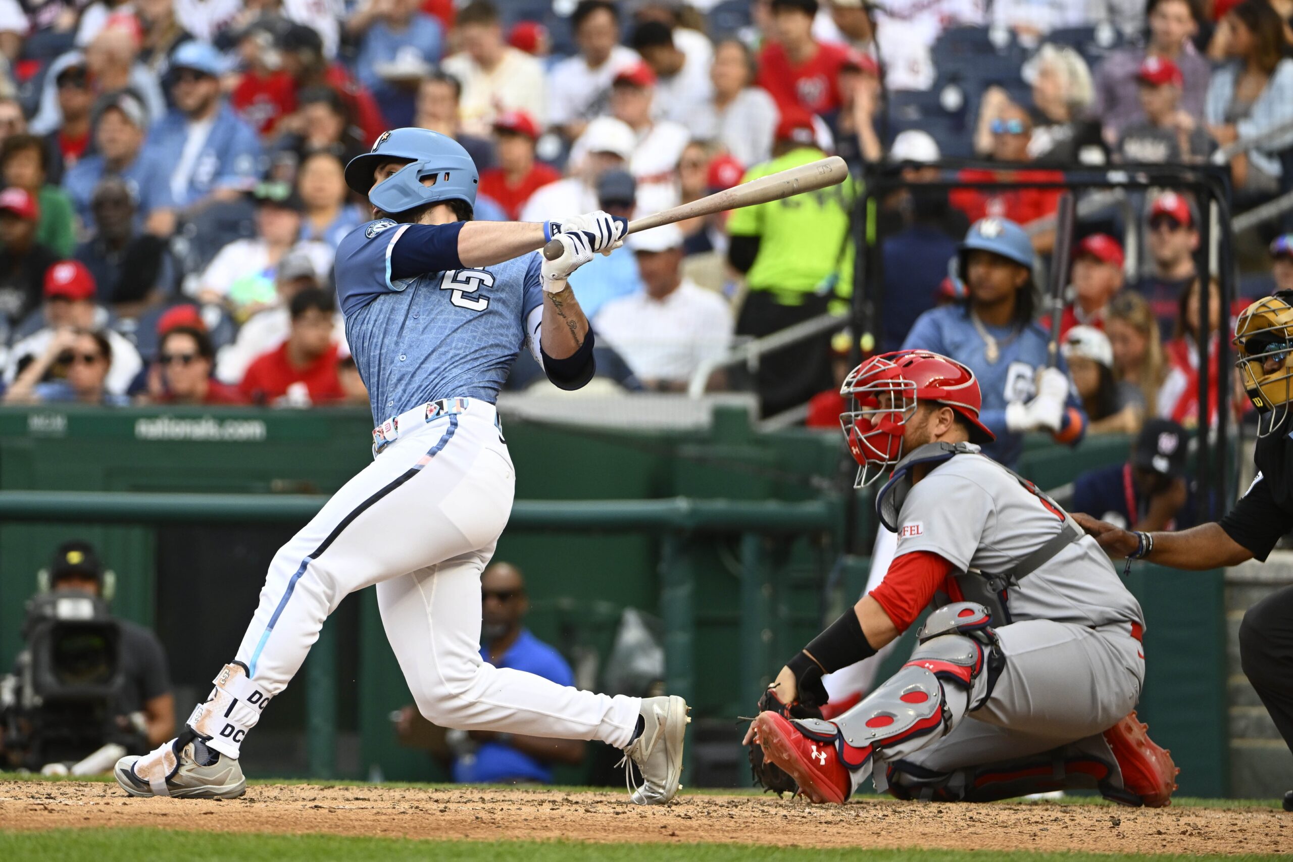 The St. Louis Cardinals and Washington Nationals will conclude their three-game series on Sunday, May 11, 2025, at Nationals Park, with first pitch scheduled for 1:35 p.m. ET. The Cardinals have secured the first two games of the series and aim for a sweep, while the Nationals look to avoid a third consecutive loss at home. St. Louis vs Washington AI Prediction: Free MLB Betting Insights for May 11. Credit USA TODAY/IMAGN