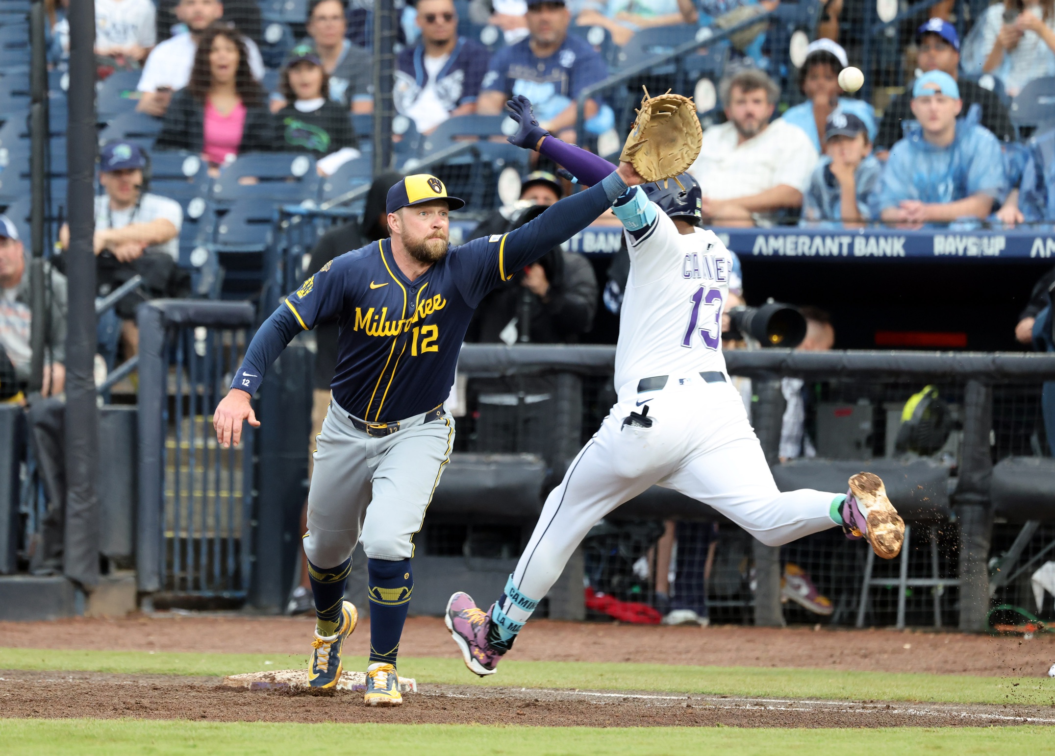 The Milwaukee Brewers and Tampa Bay Rays will face off in the finale of their three-game interleague series on Sunday, May 11, 2025, at George M. Steinbrenner Field in Tampa, Florida. The Rays aim to secure a series win after a dramatic 3-2 walk-off victory on Saturday, while the Brewers look to bounce back and even the series. Milwaukee vs Tampa Bay AI Prediction: Free MLB Betting Insights for May 11. Credit USA TODAY/IMAGN