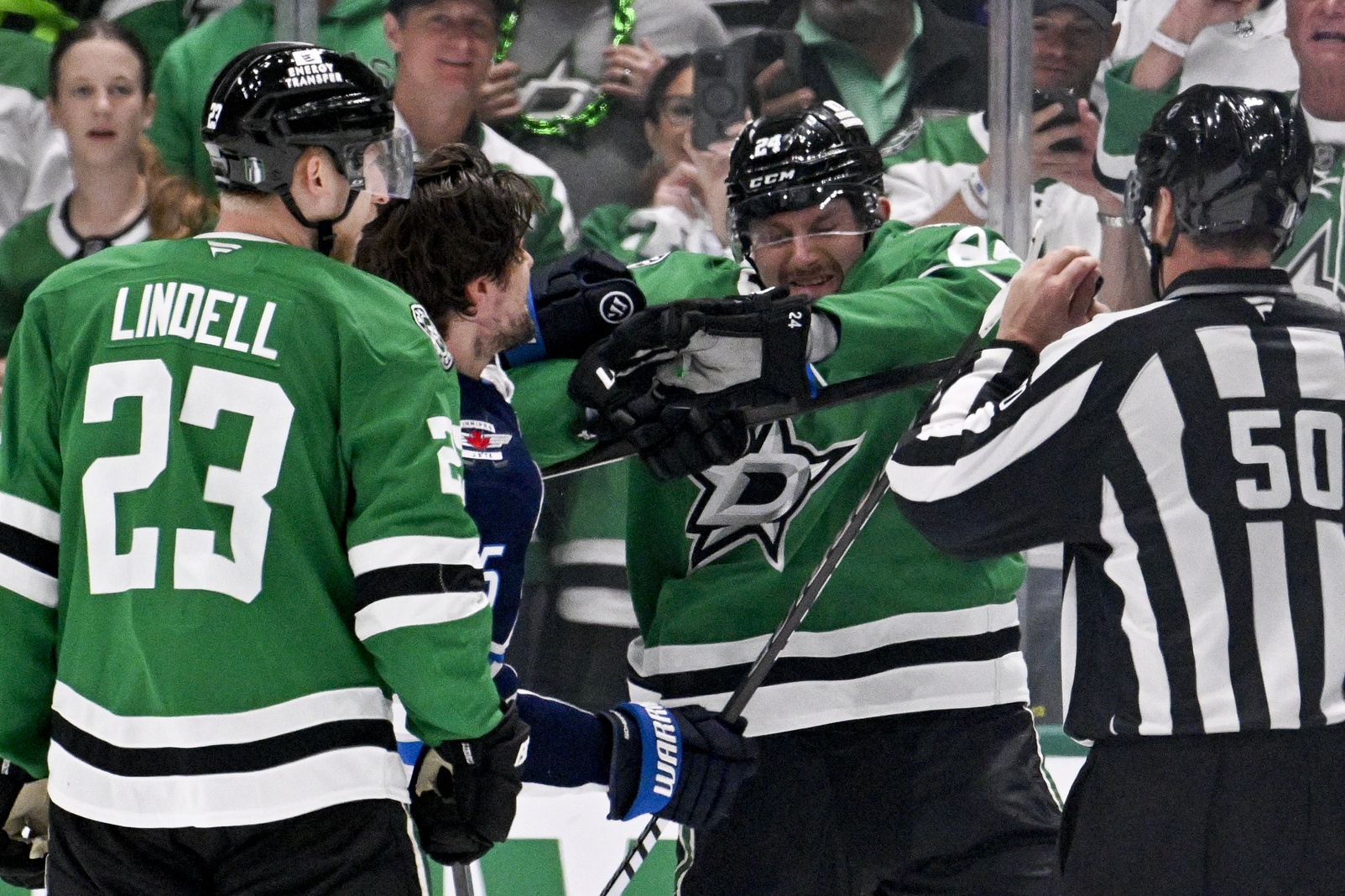 On May 15, 2025, the Dallas Stars will face the Winnipeg Jets in Game 5 of their second-round NHL playoff series at Canada Life Centre. The Stars lead the series 3-1 and aim to close it out, while the Jets fight to extend their postseason run. Dallas vs Winnipeg AI Prediction: Free NHL Betting Insights for May 15. Credit USA TODAY/IMAGN