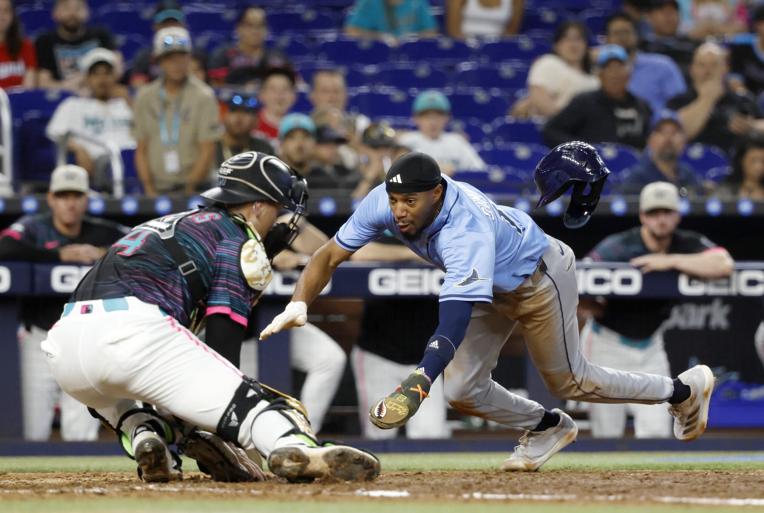The Tampa Bay Rays (21–24) and Miami Marlins (17–27) conclude their three-game series on Sunday, May 18, 2025, at loanDepot Park. Both teams are looking to gain momentum as they approach the midpoint of the season. Tampa Bay vs Miami AI Prediction: Free MLB Betting Insights for May 18. Credit USA TODAY/IMAGN