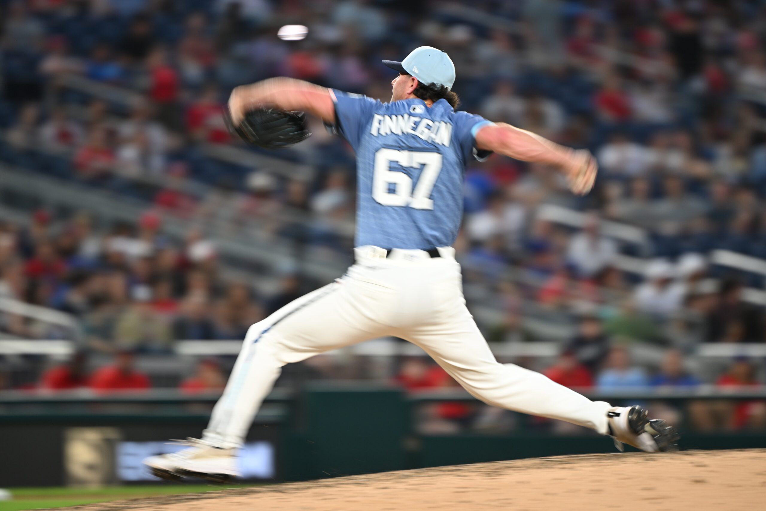 The Texas Rangers head to Nationals Park to challenge the Washington Nationals on June 8, 2025, in a crucial rubber‑game showdown, with both teams eager to claim series momentum. Expect a pitchers’ duel as Jake Latz opposes Trevor Williams, pitting youthful command against veteran savvy under temperate D.C. skies. Texas vs Washington AI Prediction: Free MLB Betting Insights for Jun 08. Credit USA TODAY/IMAGN