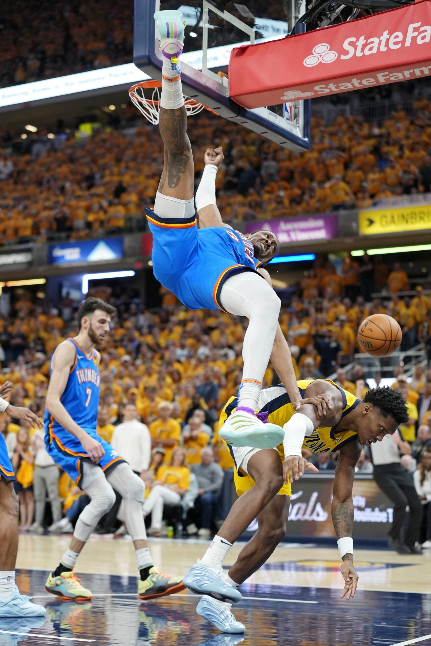 The Indiana Pacers and Oklahoma City Thunder will face off in Game 5 of the 2025 NBA Finals on Monday, June 16, at 8:30 PM EST at Paycom Center in Oklahoma City. With the series tied 2-2, both teams aim to take a crucial lead in this best-of-seven showdown. Indiana vs Oklahoma City AI Prediction: Free NBA Betting Insights for Jun 16. Credit USA TODAY/IMAGN