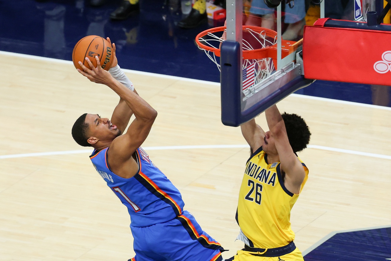 The Indiana Pacers and Oklahoma City Thunder face off in a pivotal Game 7 of the 2025 NBA Finals on June 22, with first tip scheduled in Oklahoma City. The Thunder are 6.5-point favorites with a 221.5-point total, reflecting their regular-season dominance while remaining cautious of Indiana’s ability to push tempo. Indiana vs Oklahoma City AI Prediction: Free NBA Betting Insights for Jun 22. Credit USA TODAY/IMAGN