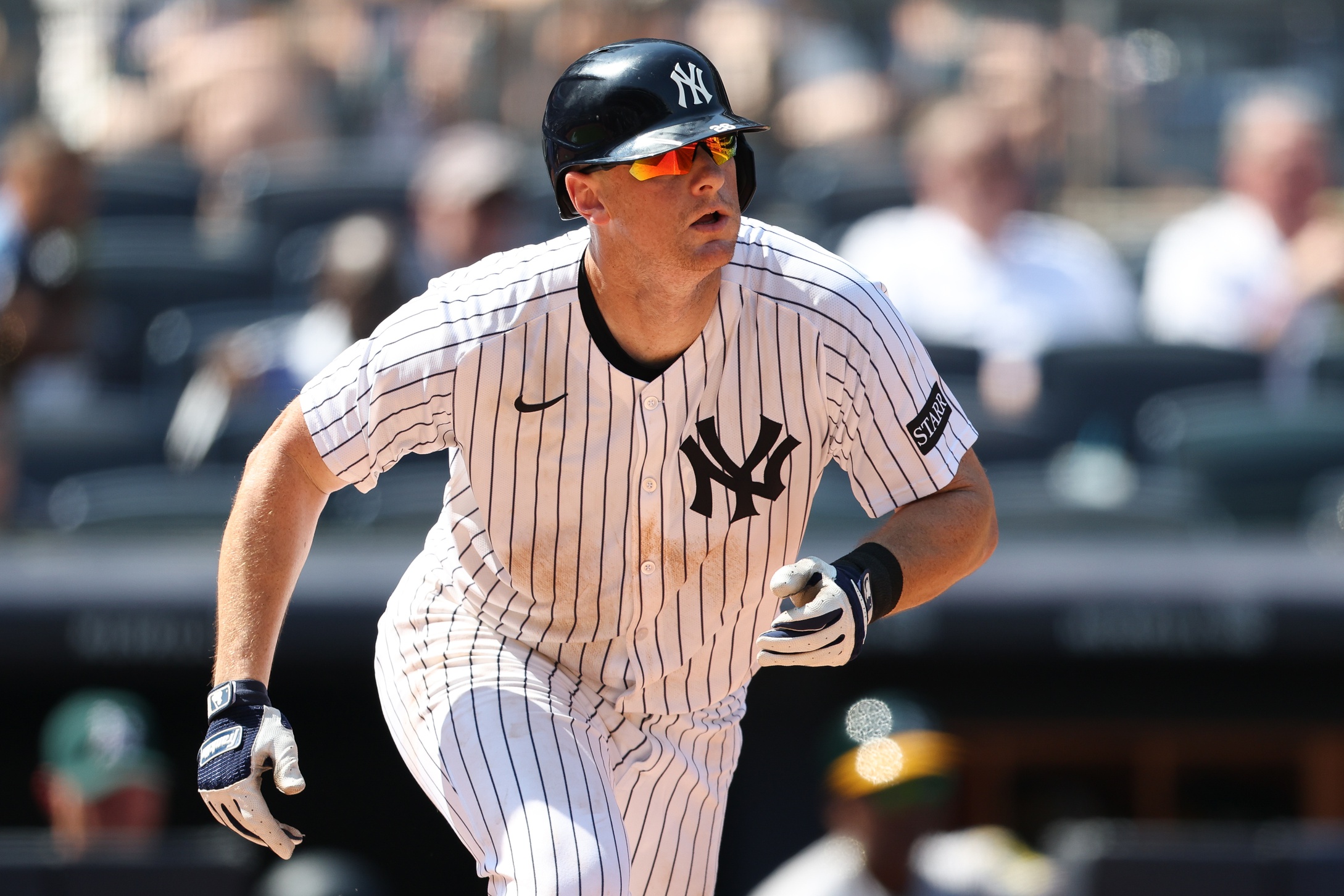 The Oakland Athletics (34–51) and the New York Yankees (47–35) face off in the decisive game of their three-game series on Sunday, June 29, 2025, at Yankee Stadium. The Yankees are favored with a -193 moneyline, while the Athletics are listed at +159. Athletics vs New York Yankees AI Prediction: Free MLB Betting Insights for Jun 29. Credit USA TODAY/IMAGN
