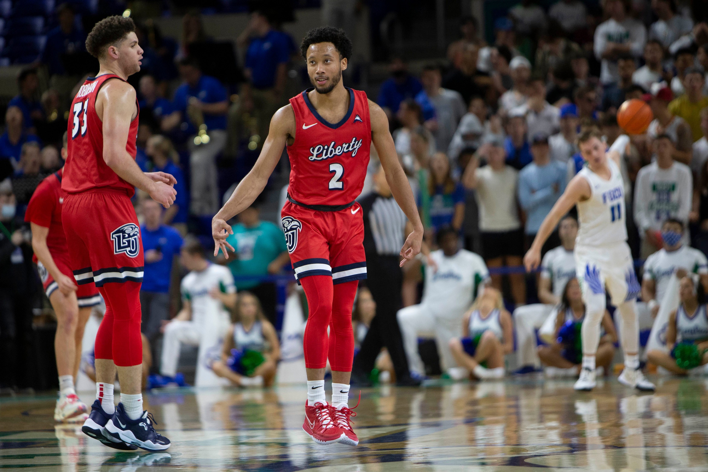  Liberty vs Delaware AI Prediction: Free CBB Betting Insights for Feb 04. Credit USA TODAY/IMAGN