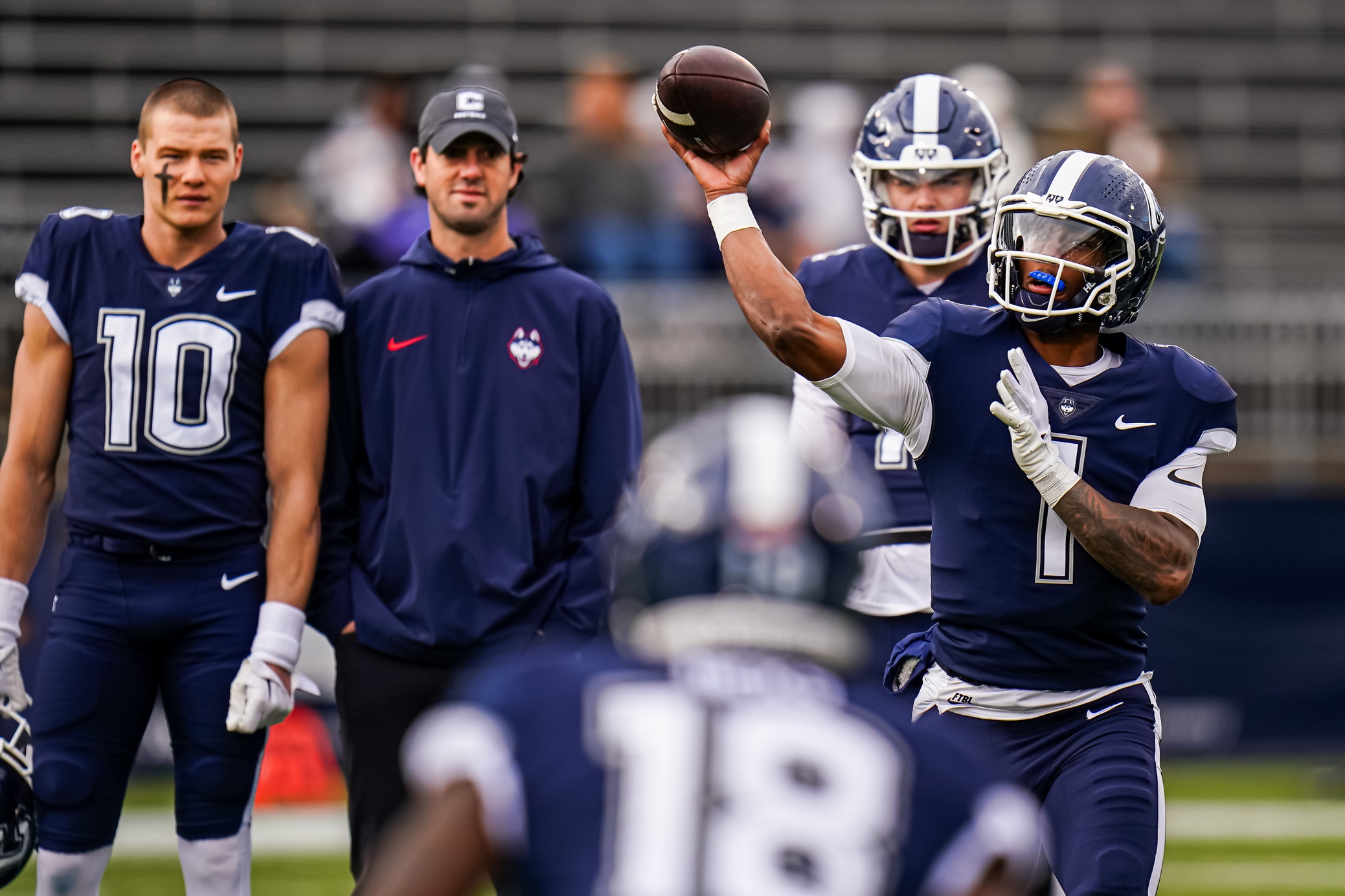  Duke vs UConn AI Prediction: Free CFB Betting Insights for Nov 08. Credit USA TODAY/IMAGN