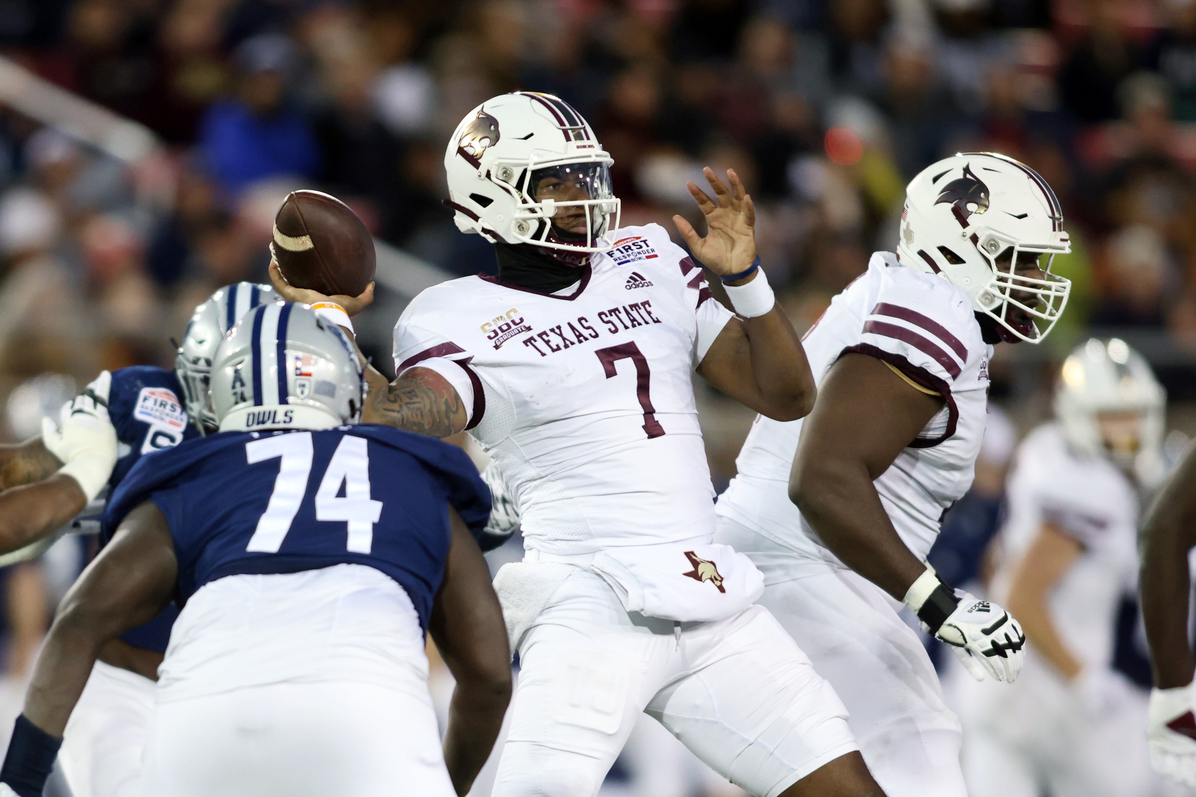  James Madison vs Texas State AI Prediction: Free CFB Betting Insights for Oct 28. Credit USA TODAY/IMAGN