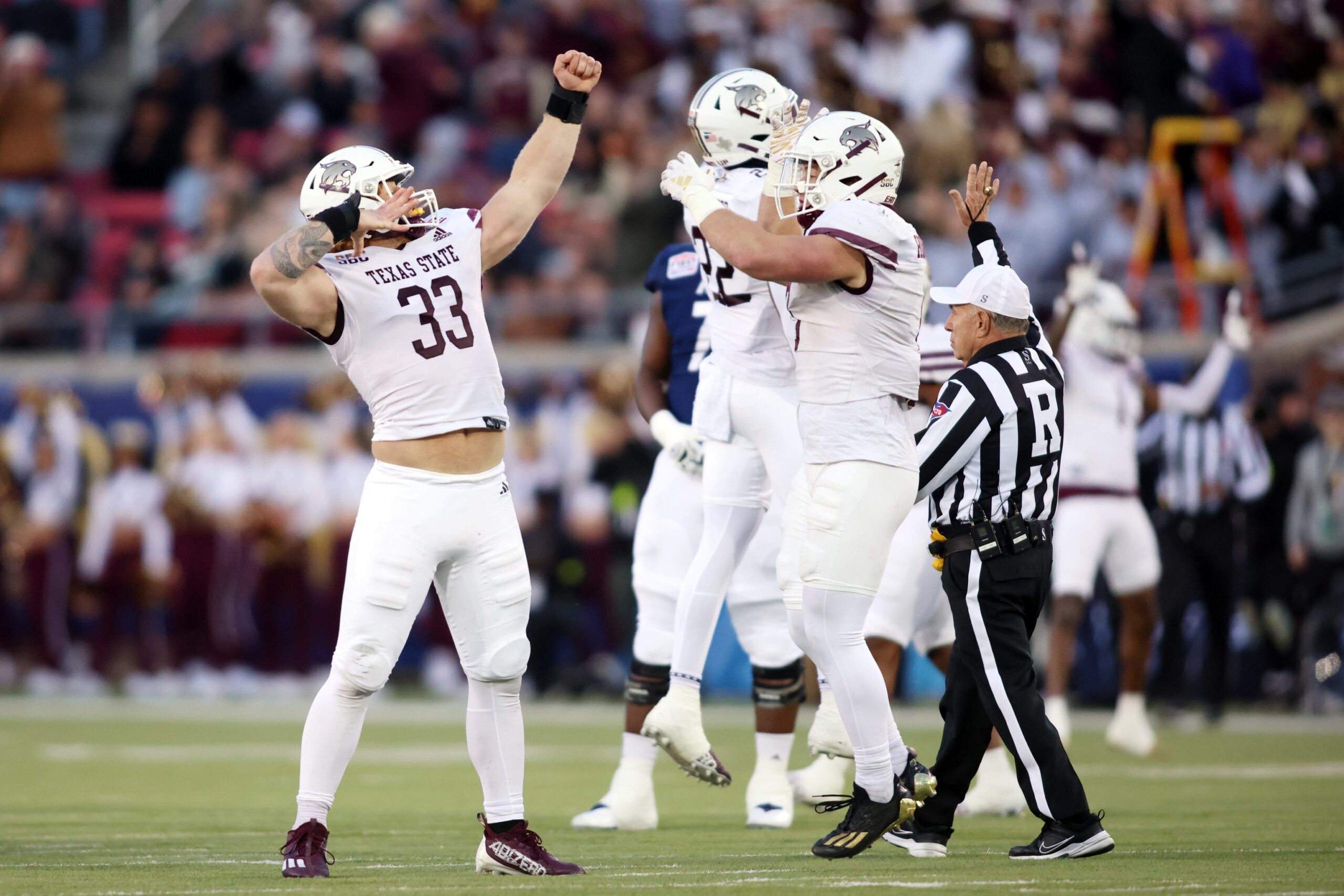  UL Monroe vs Texas State AI Prediction: Free CFB Betting Insights for Nov 22. Credit USA TODAY/IMAGN