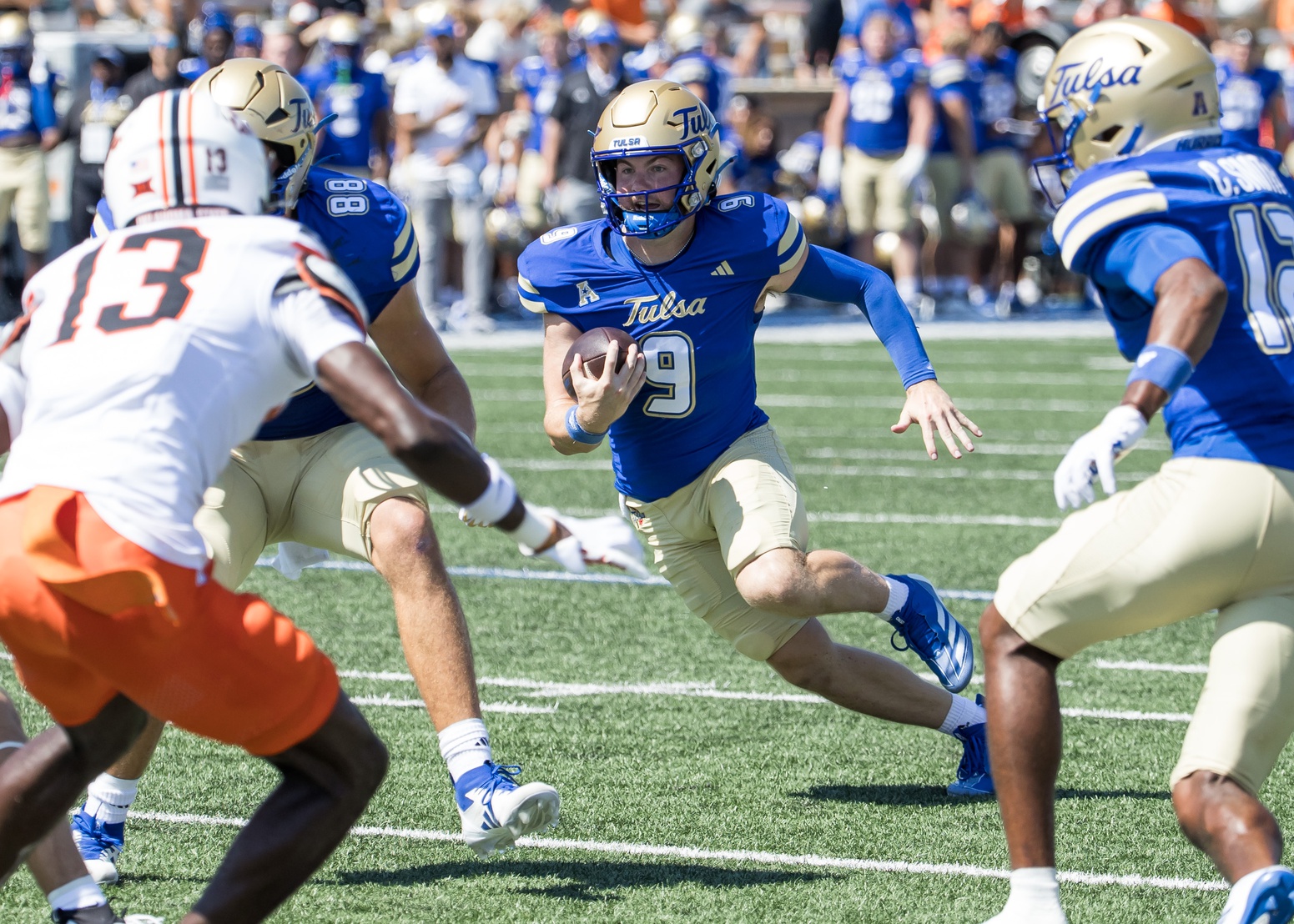 Temple vs Tulsa AI Prediction: Free CFB Betting Insights for Oct 25. Credit USA TODAY/IMAGN