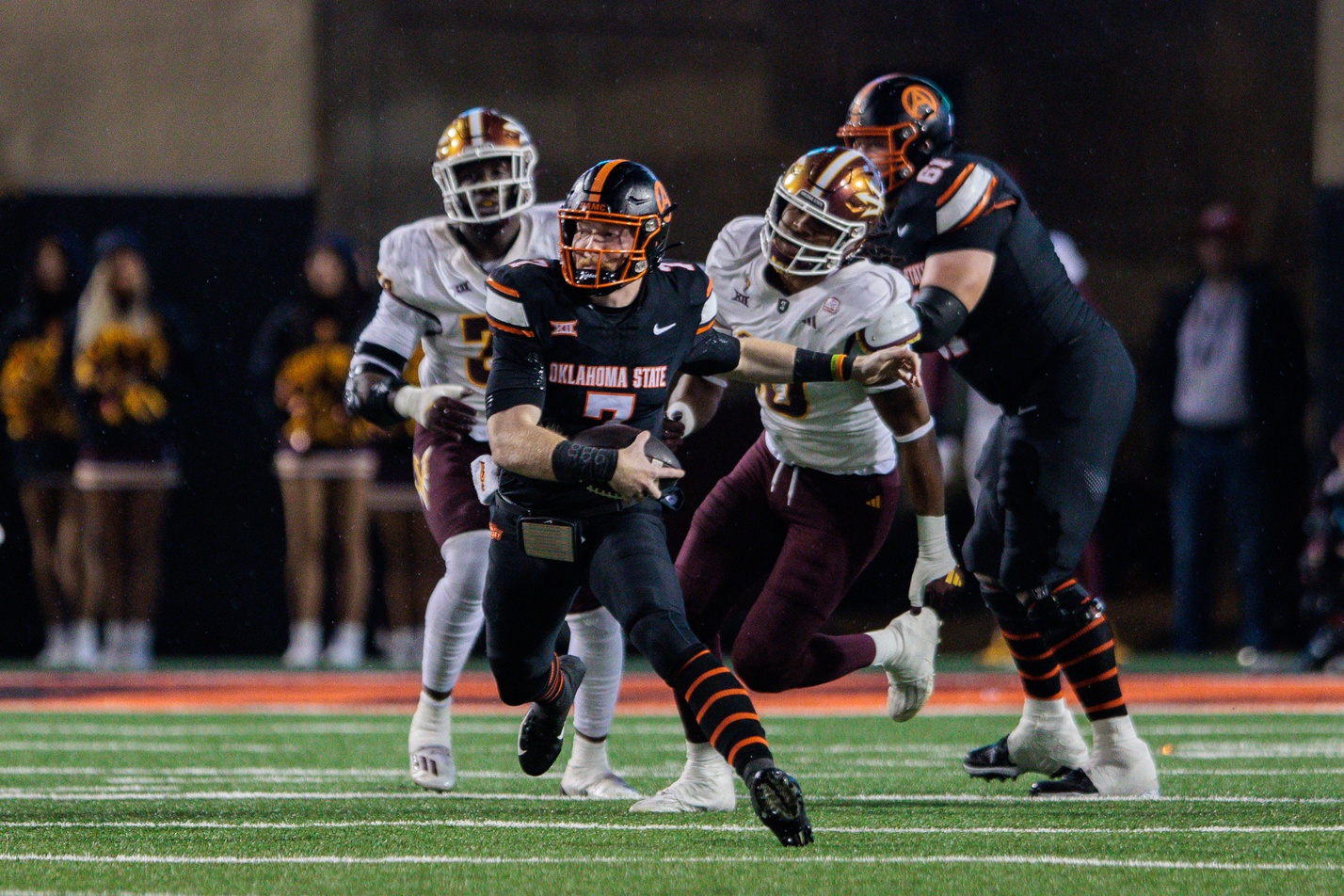  Baylor vs Oklahoma State AI Prediction: Free CFB Betting Insights for Sep 27. Credit USA TODAY/IMAGN
