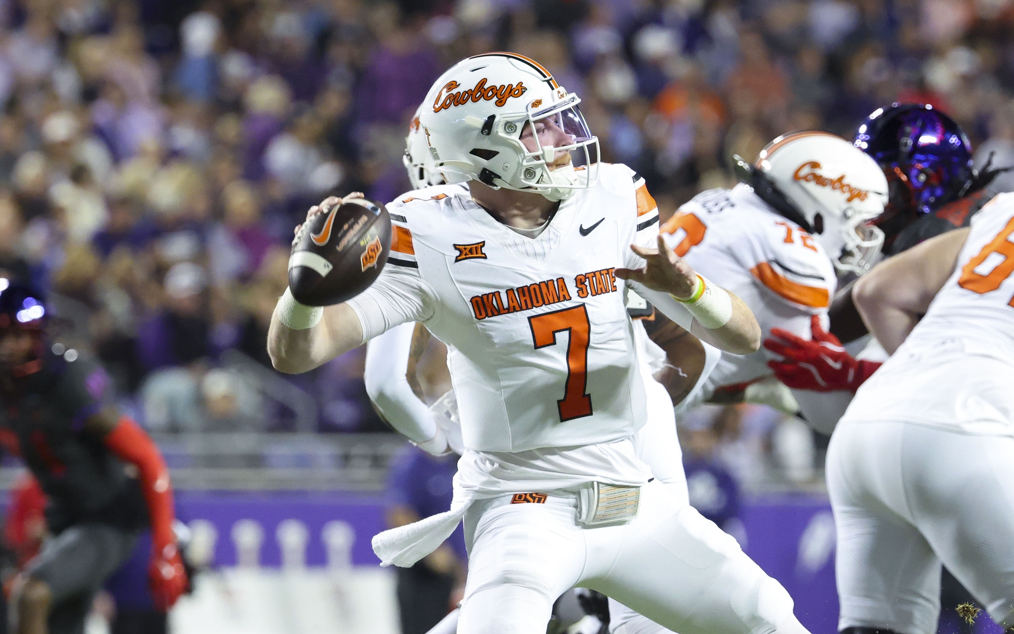  Kansas State vs Oklahoma State AI Prediction: Free CFB Betting Insights for Nov 15. Credit USA TODAY/IMAGN