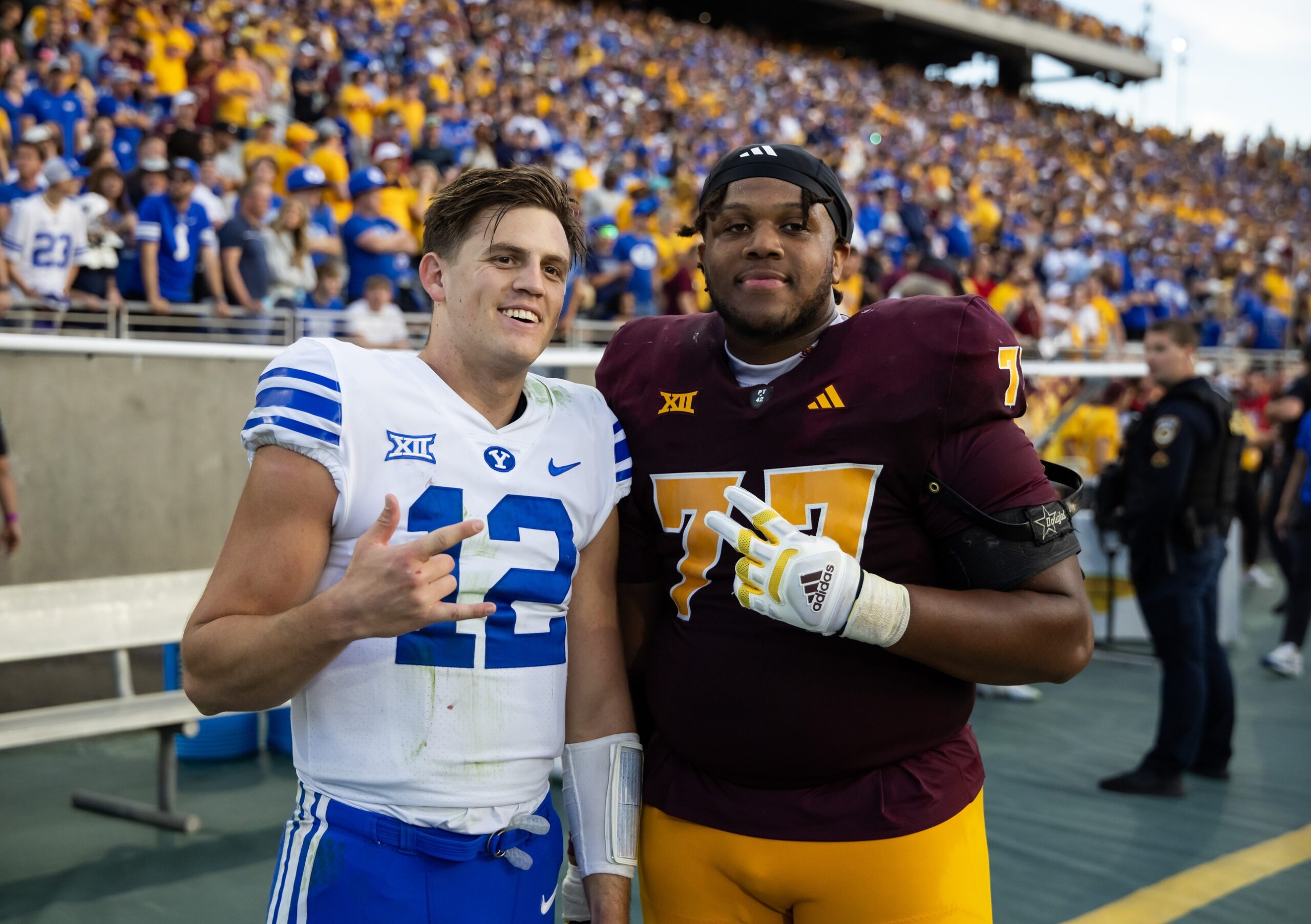 Utah vs BYU AI Prediction: Free CFB Betting Insights for Oct 18. Credit USA TODAY/IMAGN