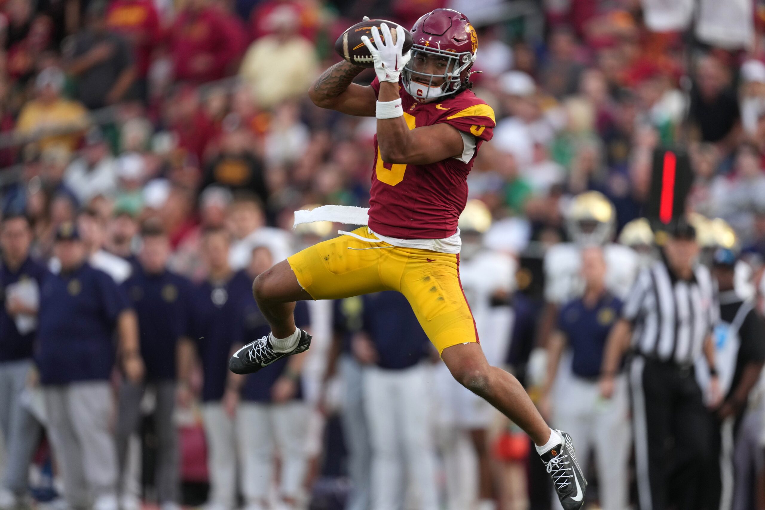 Georgia Southern embarks on a grueling West Coast swing, facing USC for their second FBS road trip in as many weeks—a brutal test following their opener at Fresno State. USC, returning home in Los Angeles, comes off a commanding 73–13 win over Missouri State, aiming to extend their momentum under new Big Ten conference expectations. Georgia Southern vs USC AI Prediction: Free CFB Betting Insights for Sep 06. Credit USA TODAY/IMAGN