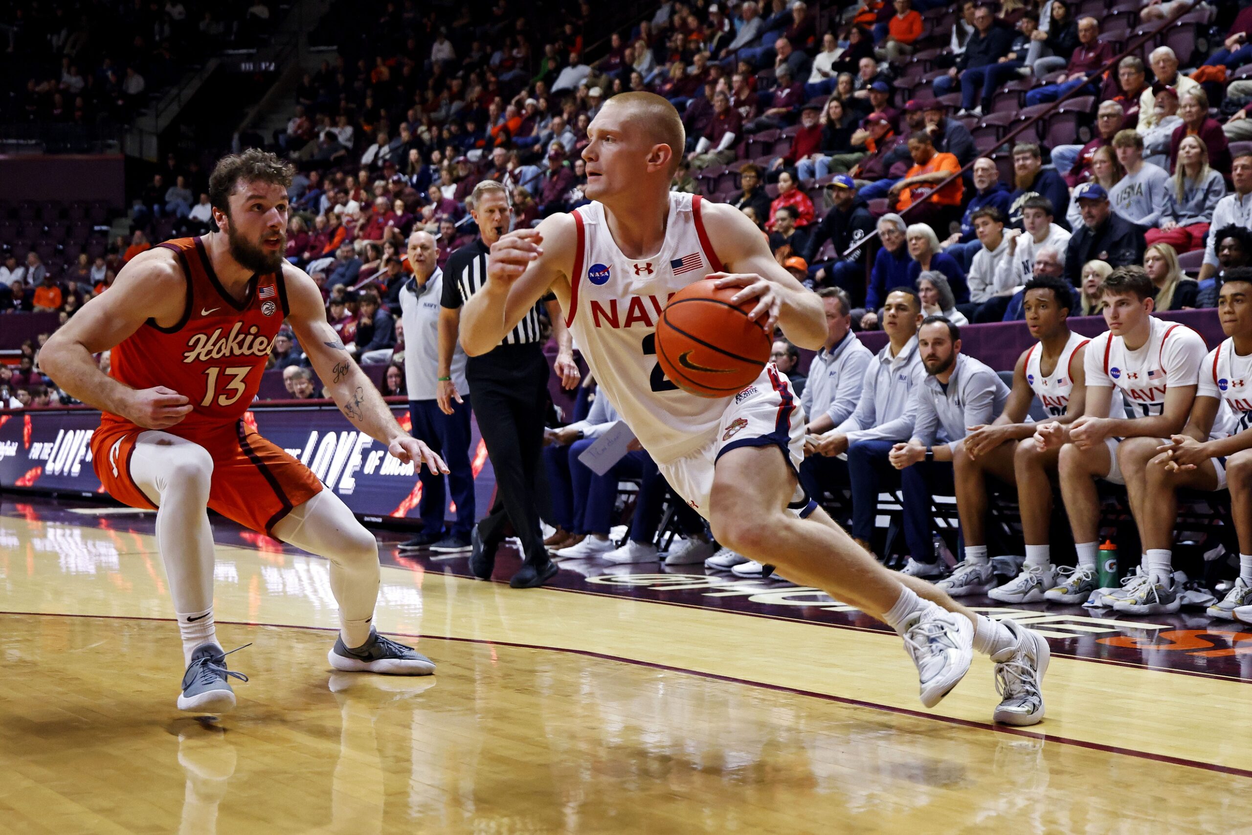  Navy vs American University AI Prediction: Free CBB Betting Insights for Jan 12. Credit USA TODAY/IMAGN