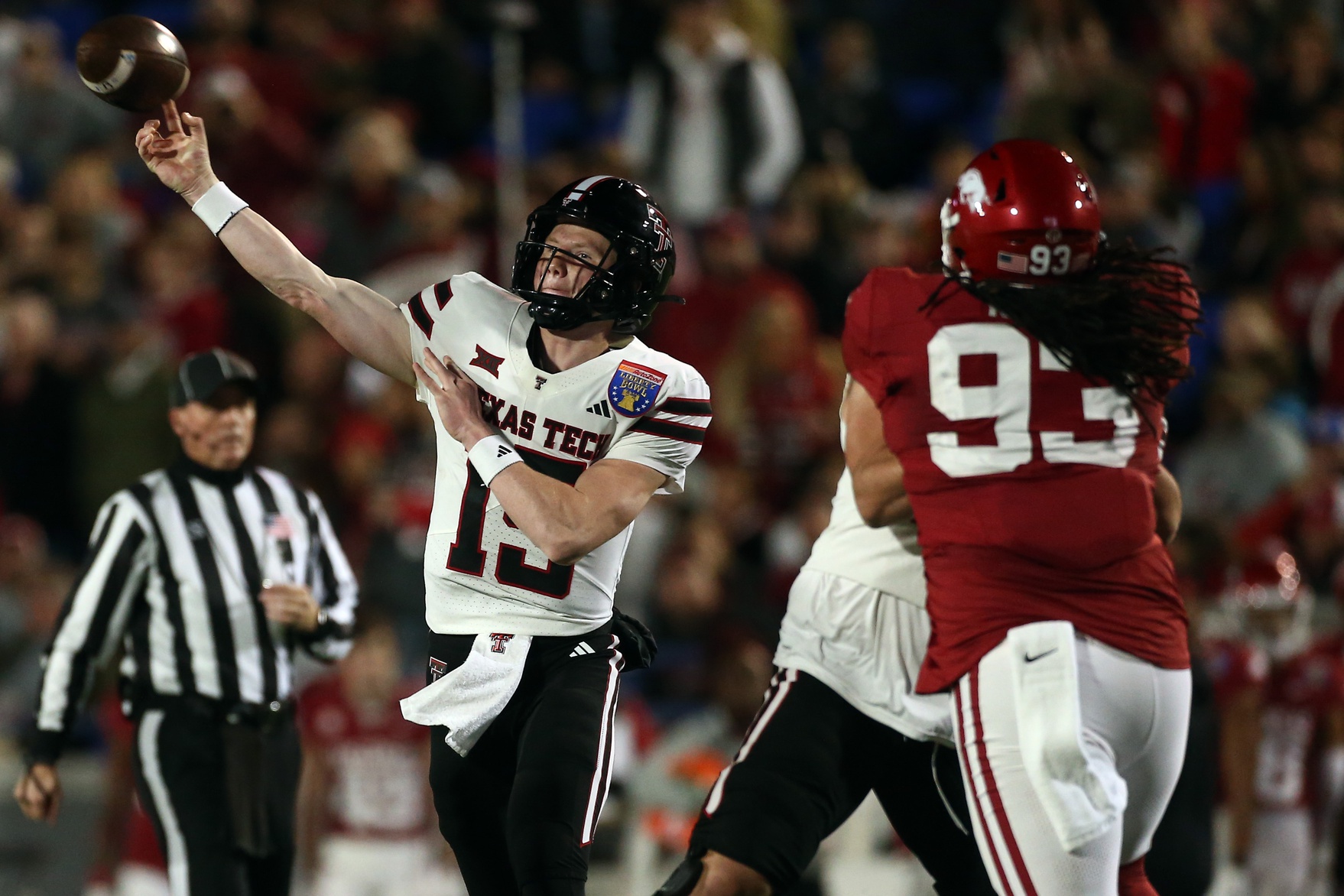  Oklahoma State vs Texas Tech AI Prediction: Free CFB Betting Insights for Oct 25. Credit USA TODAY/IMAGN
