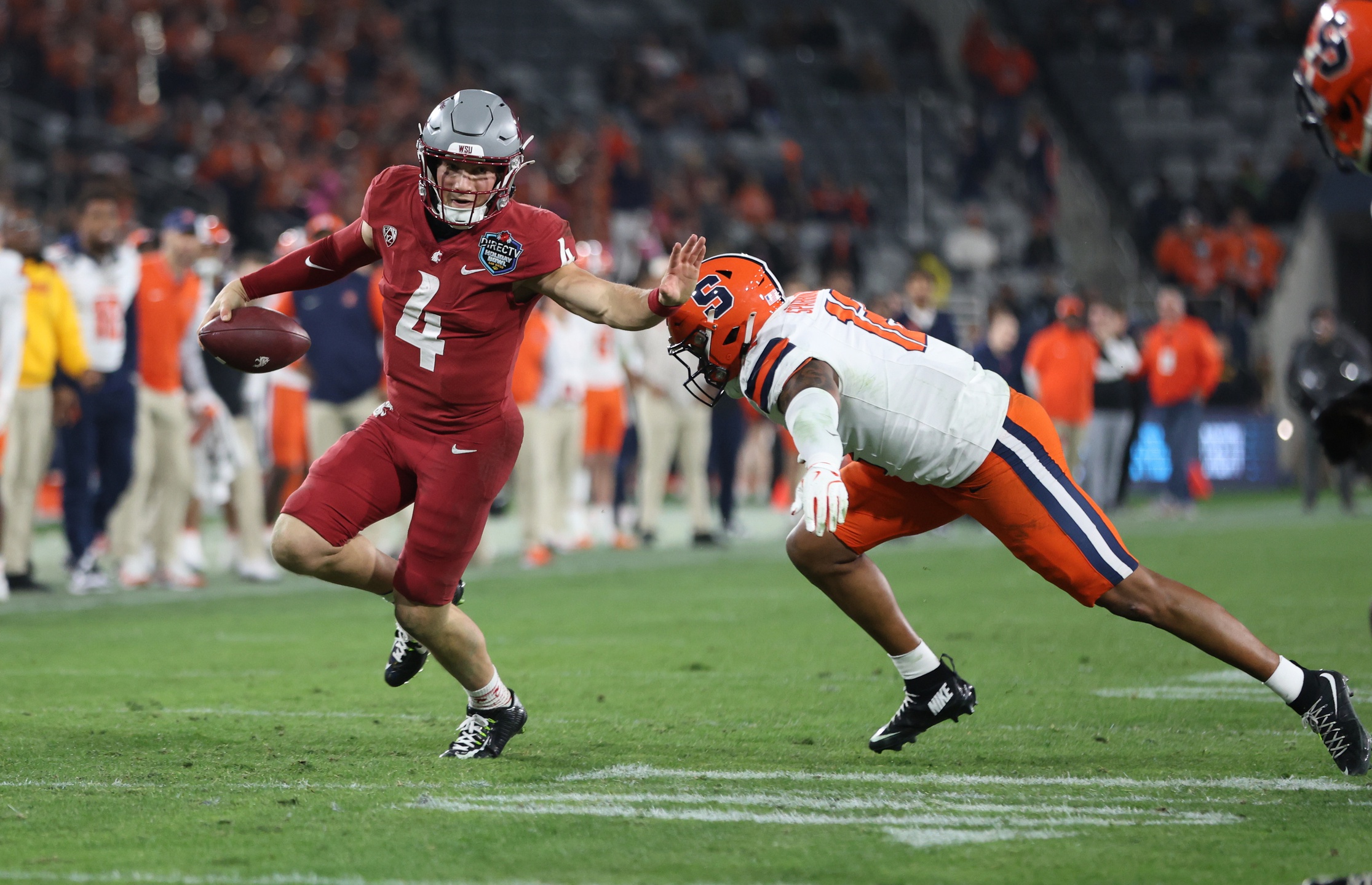  Washington vs Washington State AI Prediction: Free CFB Betting Insights for Sep 20. Credit USA TODAY/IMAGN