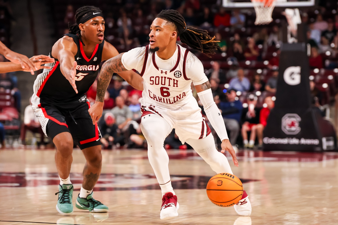  Georgia vs South Carolina AI Prediction: Free CBB Betting Insights for Jan 10. Credit USA TODAY/IMAGN