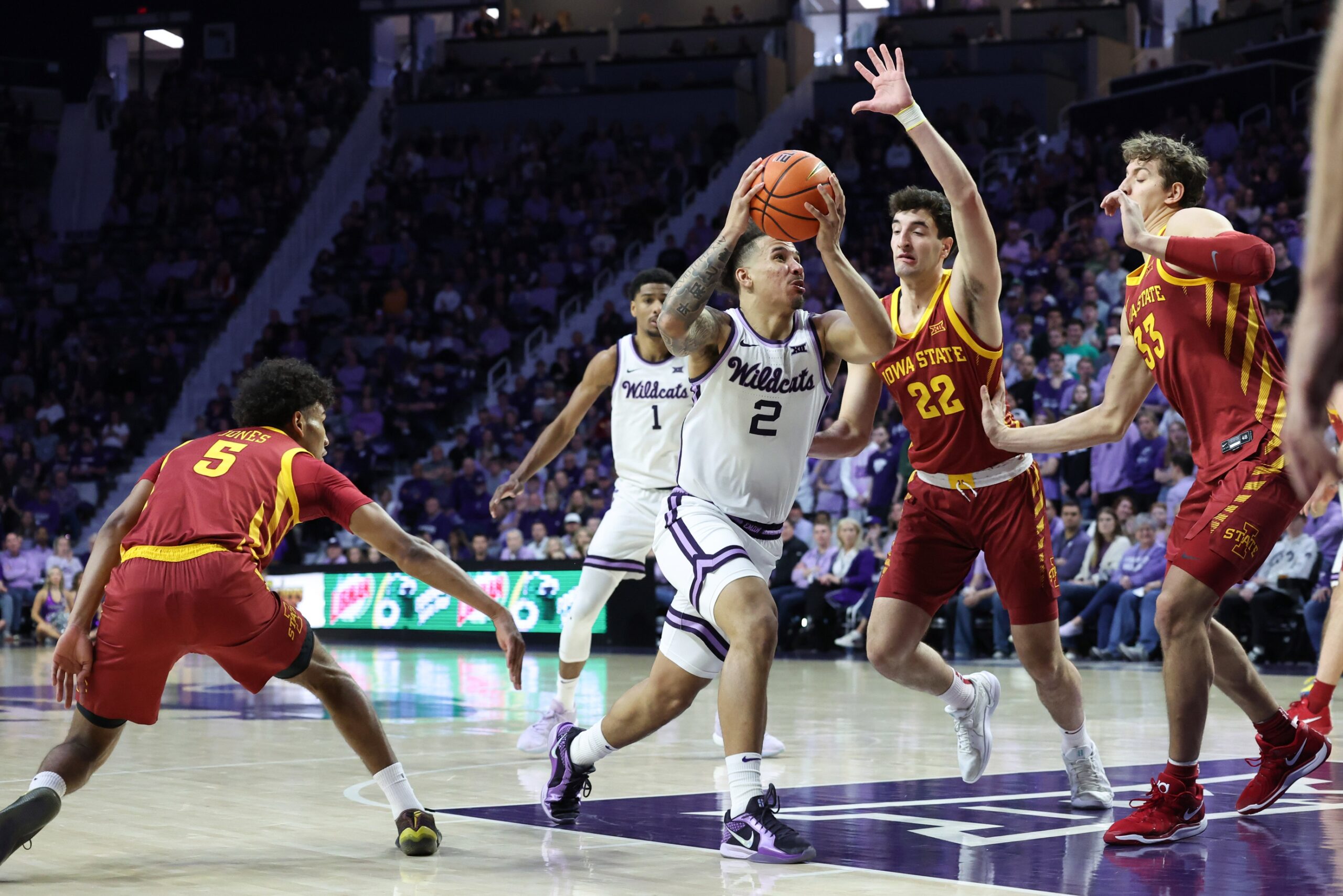  Iowa State vs Kansas State AI Prediction: Free CBB Betting Insights for Jan 01. Credit USA TODAY/IMAGN
