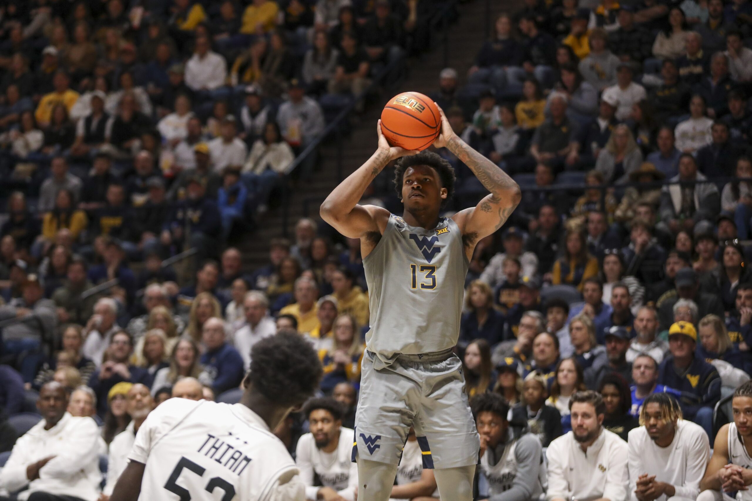  UCF vs West Virginia AI Prediction: Free CBB Betting Insights for Jan 01. Credit USA TODAY/IMAGN