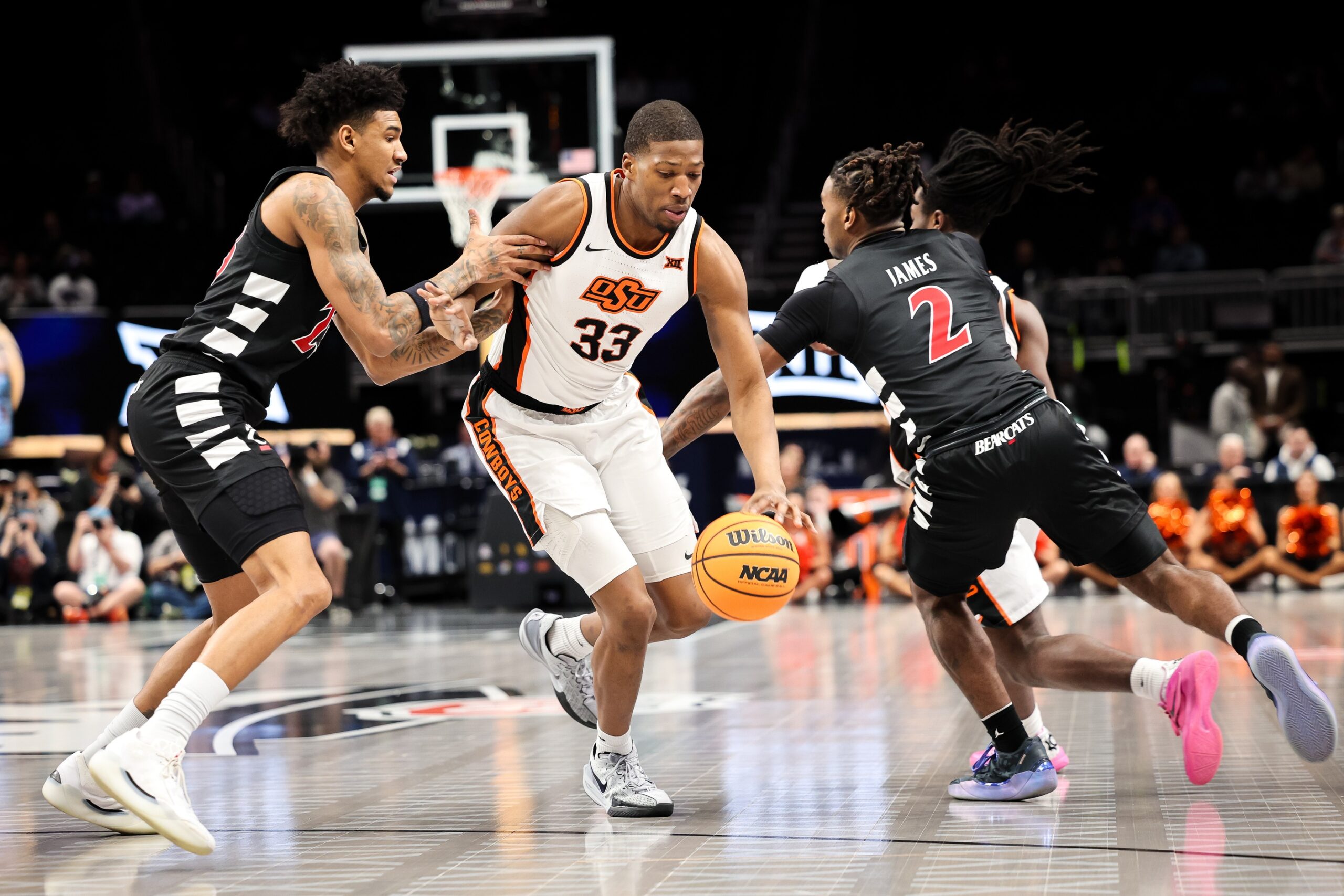  Kansas vs Oklahoma State AI Prediction: Free CBB Betting Insights for Jan 01. Credit USA TODAY/IMAGN