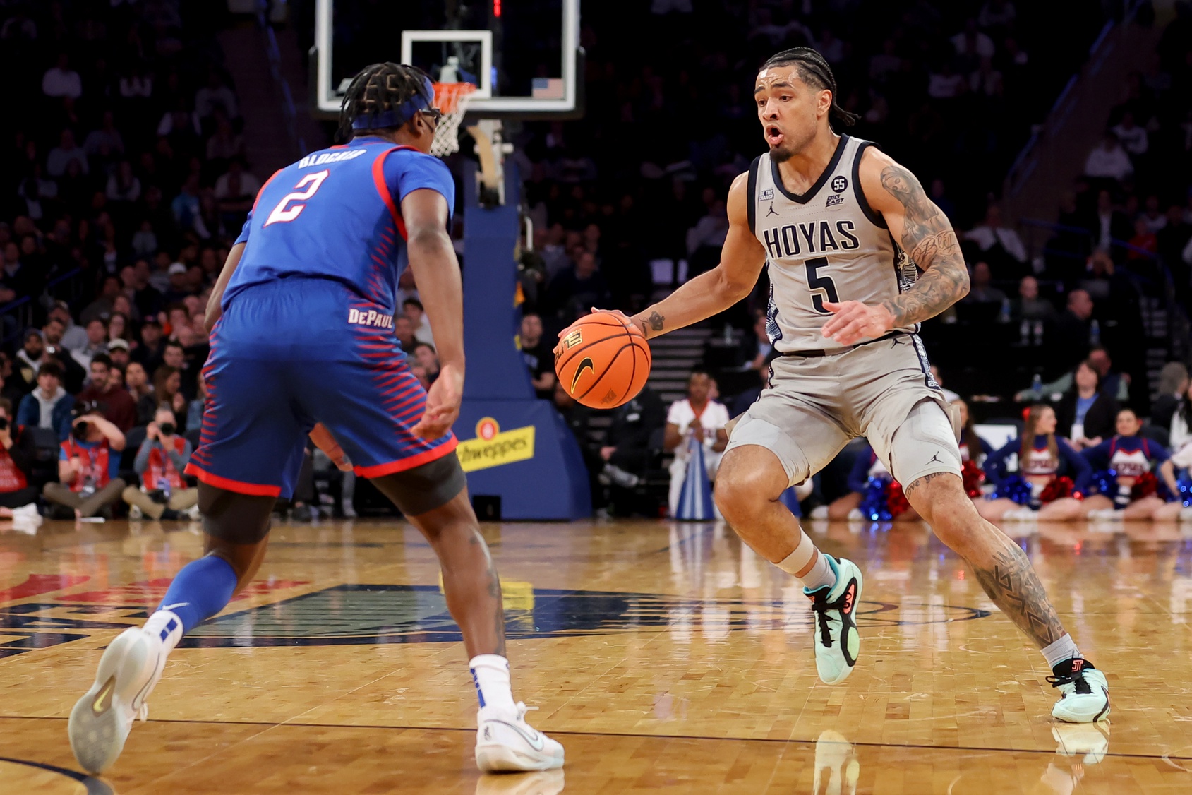  Georgetown vs George Washington AI Prediction: Free CBB Betting Insights for Oct 18. Credit USA TODAY/IMAGN