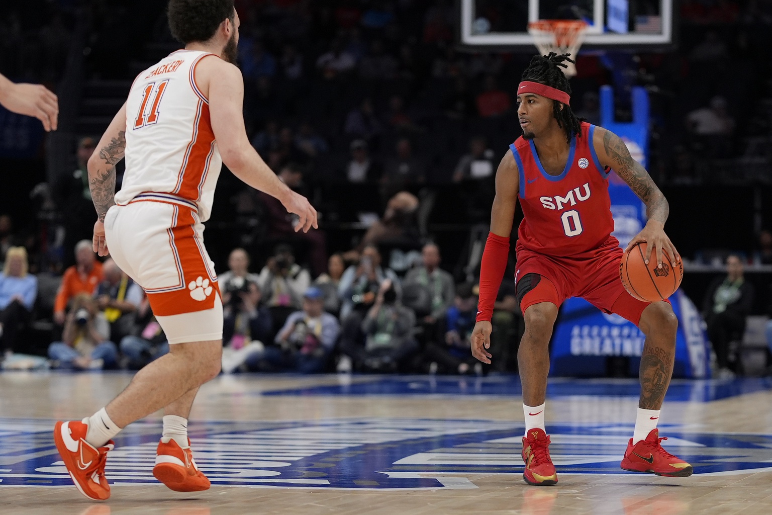 Notre Dame vs SMU AI Prediction: Free CBB Betting Insights for Jan 01. Credit USA TODAY/IMAGN