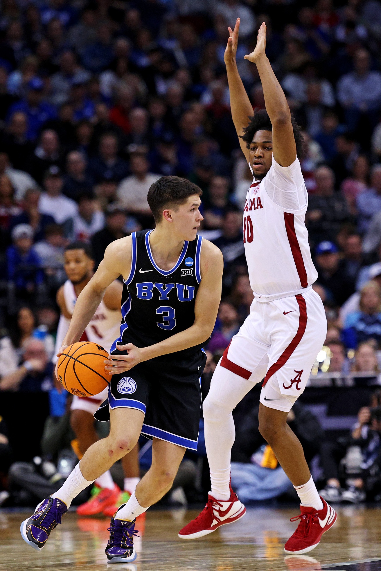  Holy Cross vs BYU AI Prediction: Free CBB Betting Insights for Nov 08. Credit USA TODAY/IMAGN