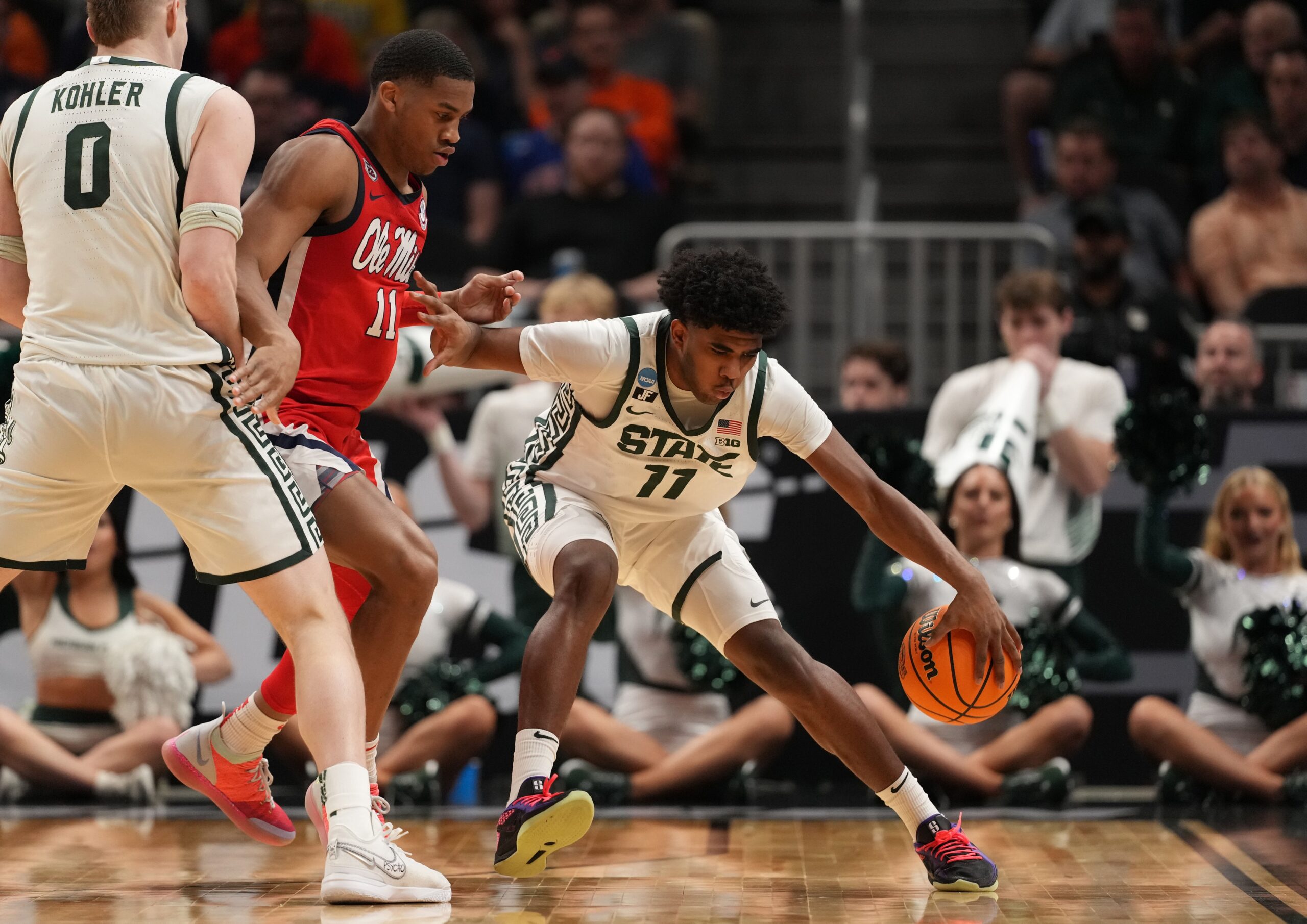  Michigan vs Michigan State AI Prediction: Free CBB Betting Insights for Jan 01. Credit USA TODAY/IMAGN