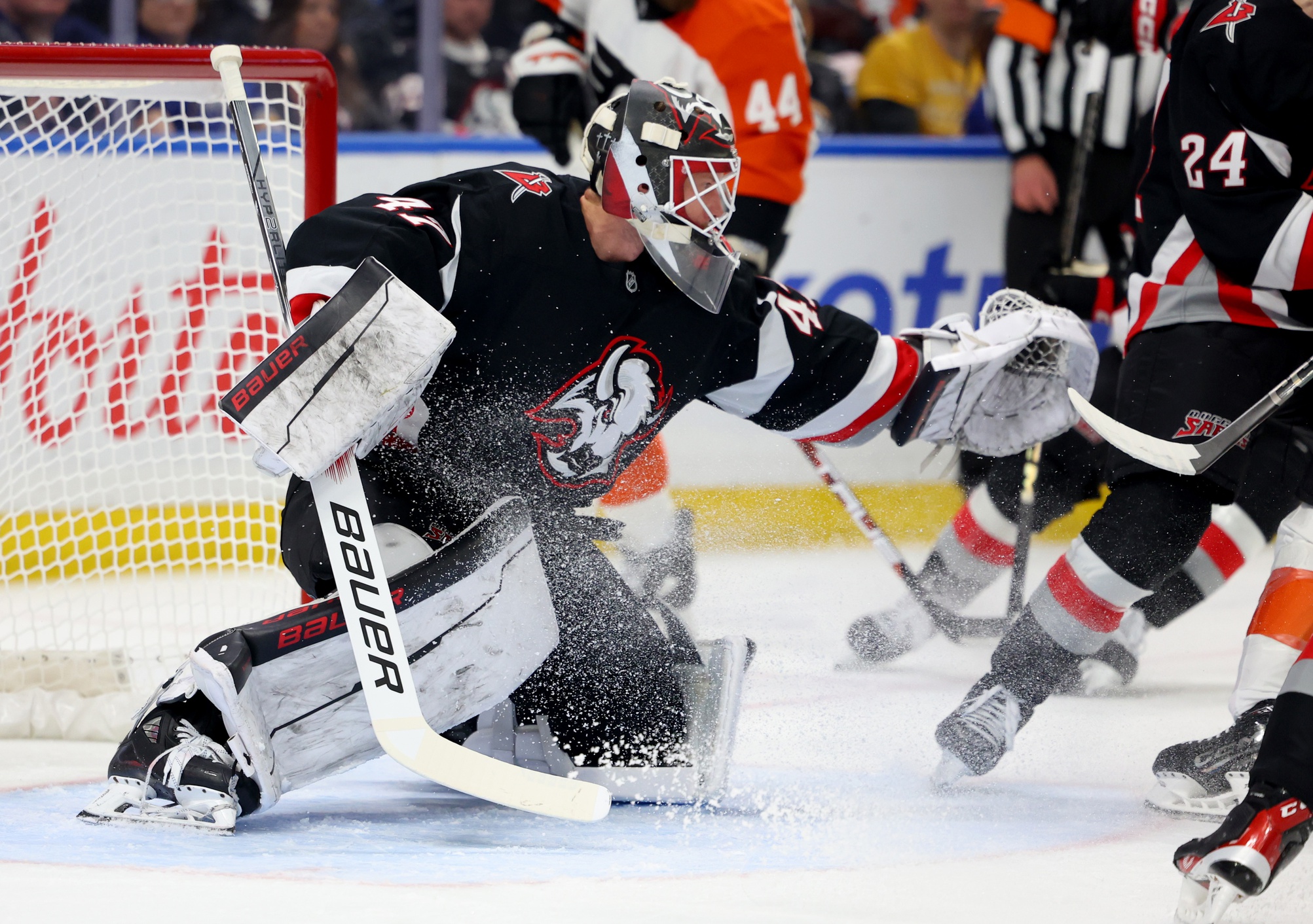 Toronto vs Buffalo AI Prediction: Free NHL Betting Insights for Oct 24. Credit USA TODAY/IMAGN