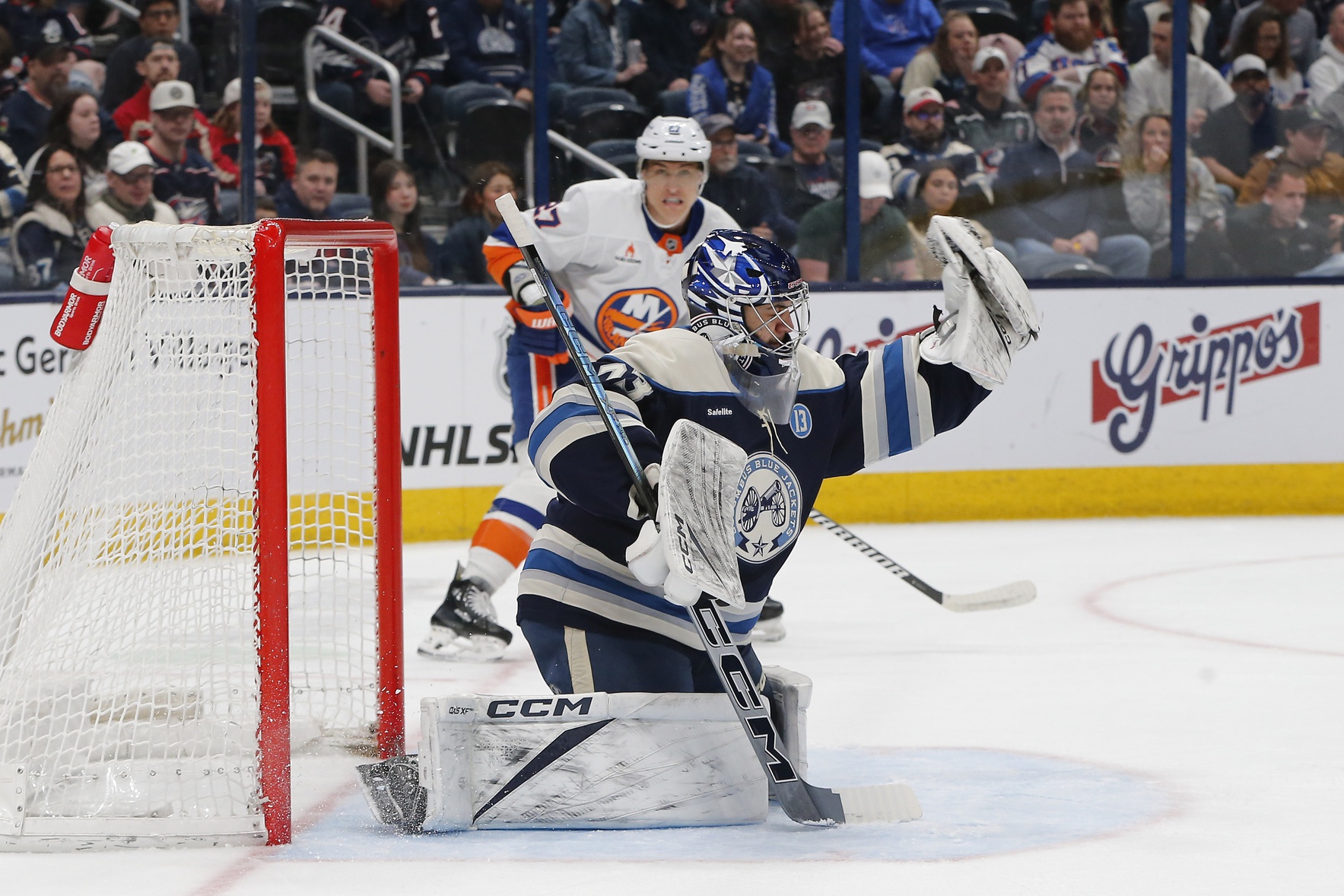  New York vs Columbus AI Prediction: Free NHL Betting Insights for Dec 28. Credit USA TODAY/IMAGN