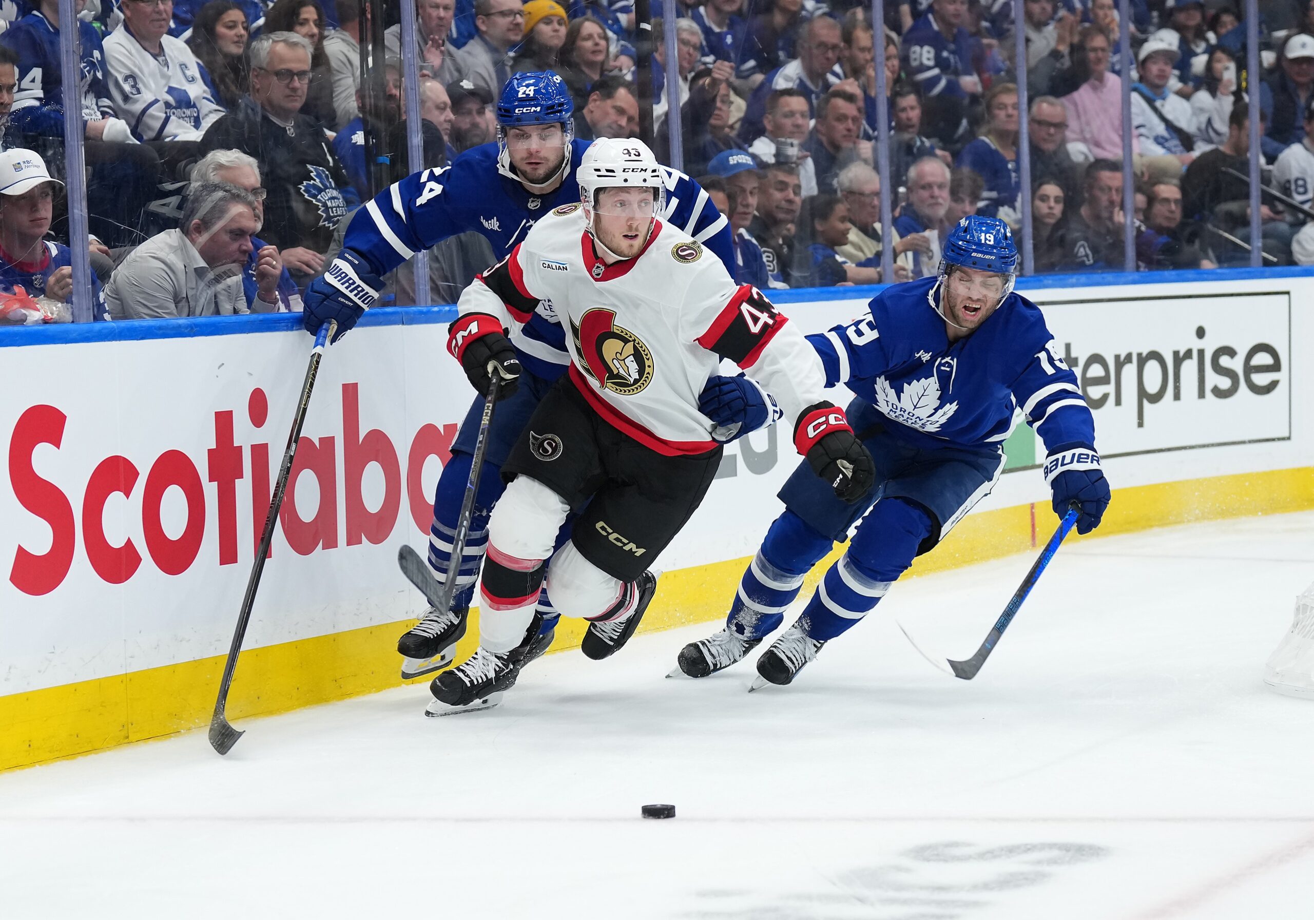  Boston vs Ottawa AI Prediction: Free NHL Betting Insights for Oct 27. Credit USA TODAY/IMAGN