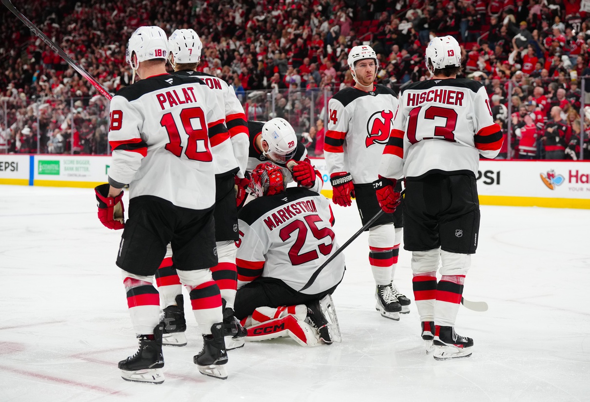 New York vs New Jersey AI Prediction: Free NHL Betting Insights for Nov 10. Credit USA TODAY/IMAGN