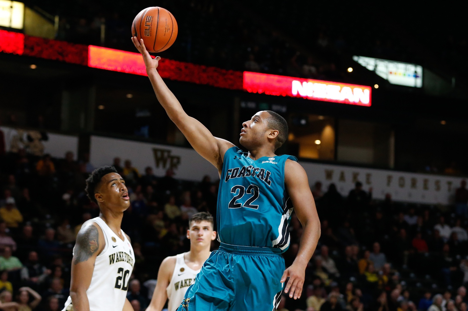Coastal Carolina vs South Alabama AI Prediction: Free CBB Betting Insights for Jan 29. Credit USA TODAY/IMAGN